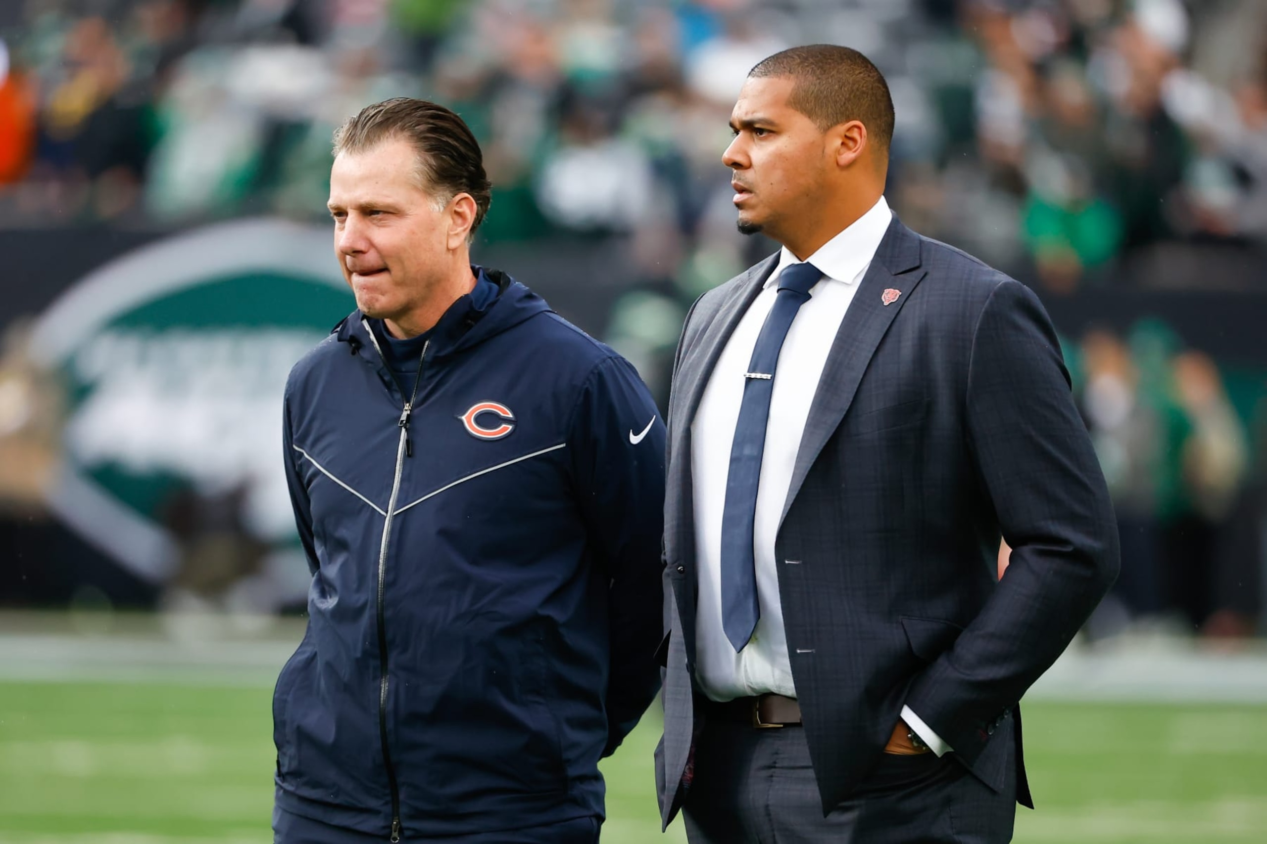 Matt Eberflus and Ryan Poles