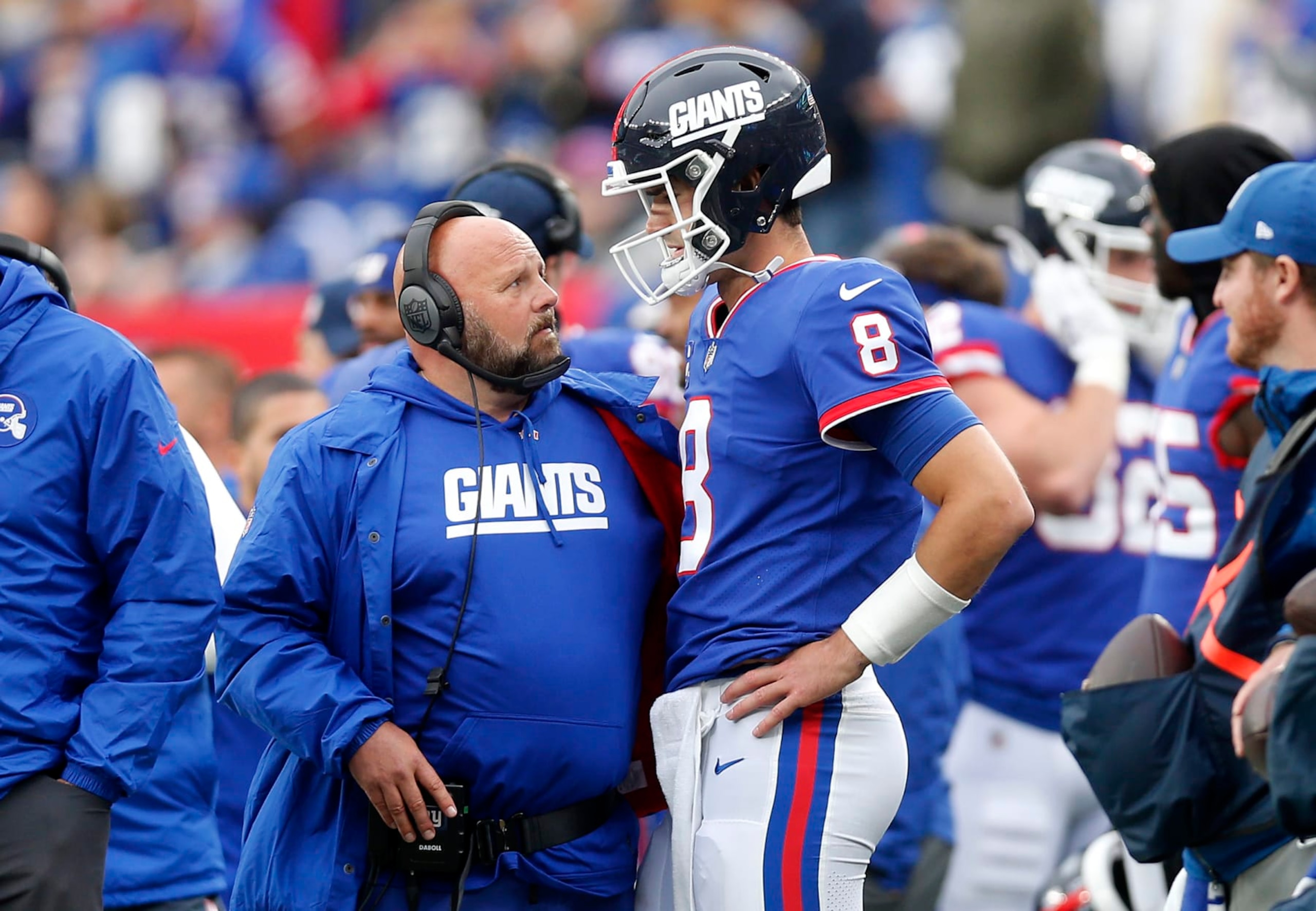 Brian Daboll and Daniel Jones