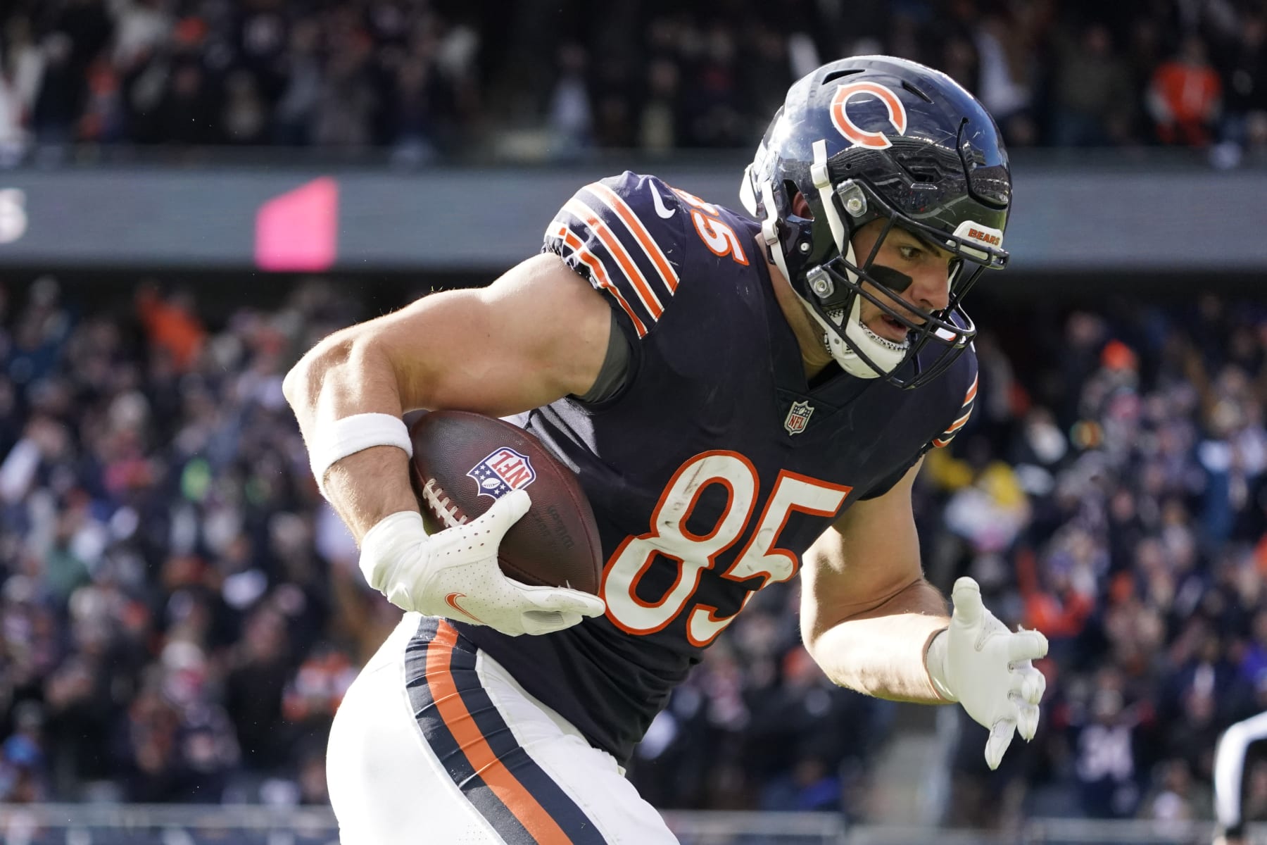 The 2023 draft could bring more young talent like Cole Kmet to the Bears roster. 