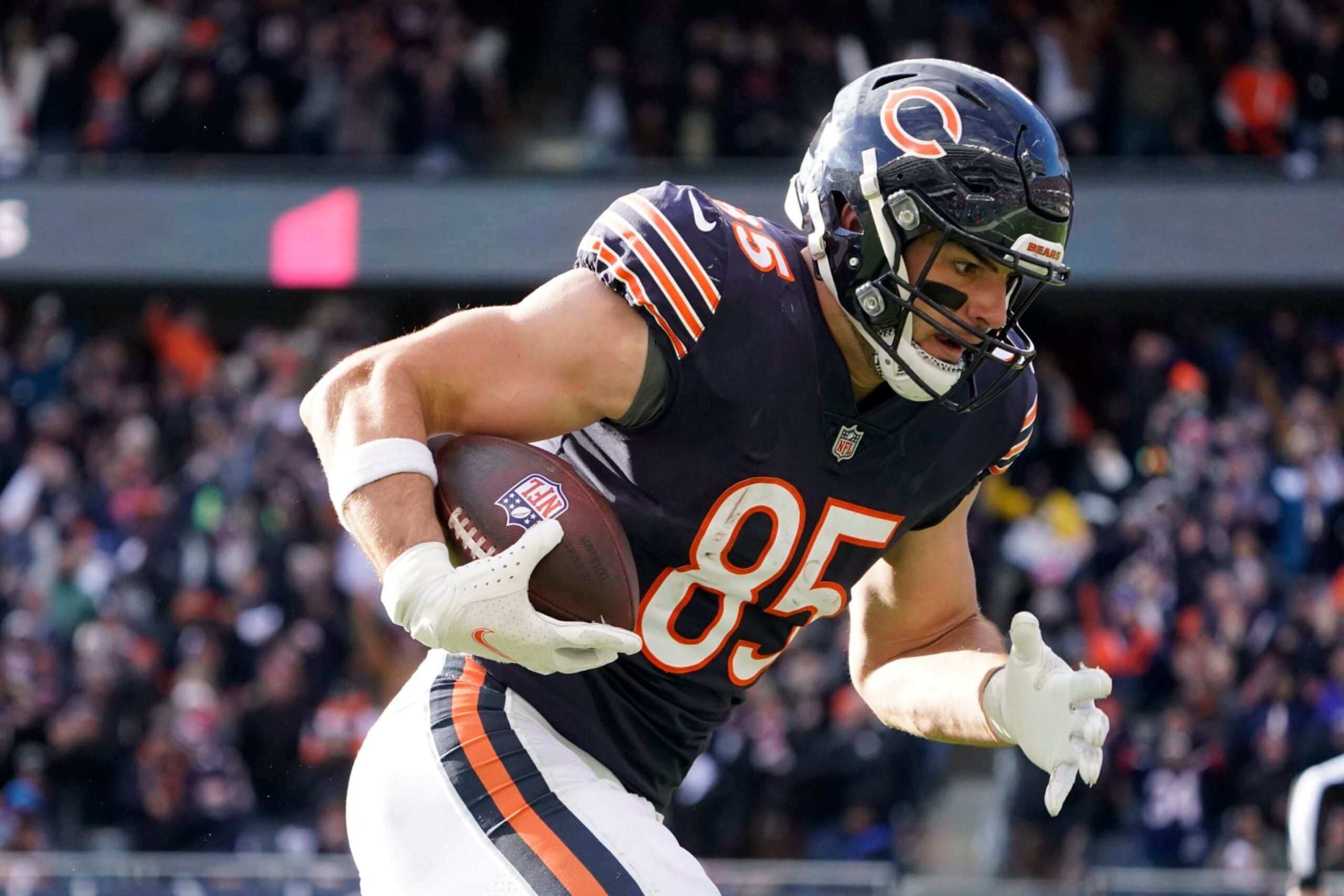 The 2023 draft could bring more young talent like Cole Kmet to the Bears roster. 