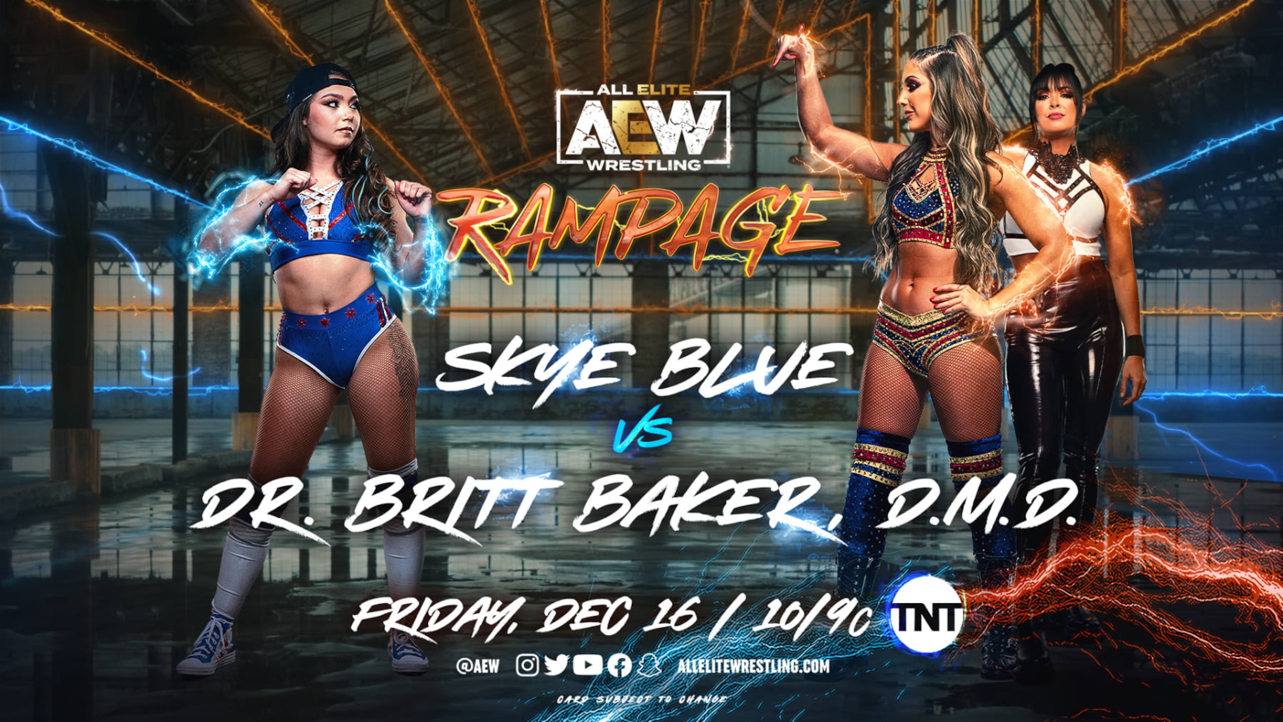 Skye Blue and Britt Baker.