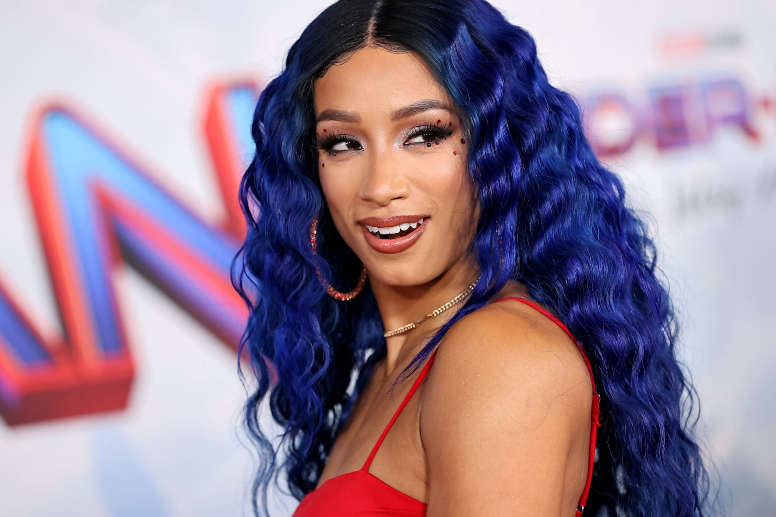 LOS ANGELES, CALIFORNIA - DECEMBER 13: Sasha Banks attends Sony Pictures' "Spider-Man: No Way Home" Los Angeles Premiere on December 13, 2021 in Los Angeles, California. (Photo by Emma McIntyre/Getty Images)