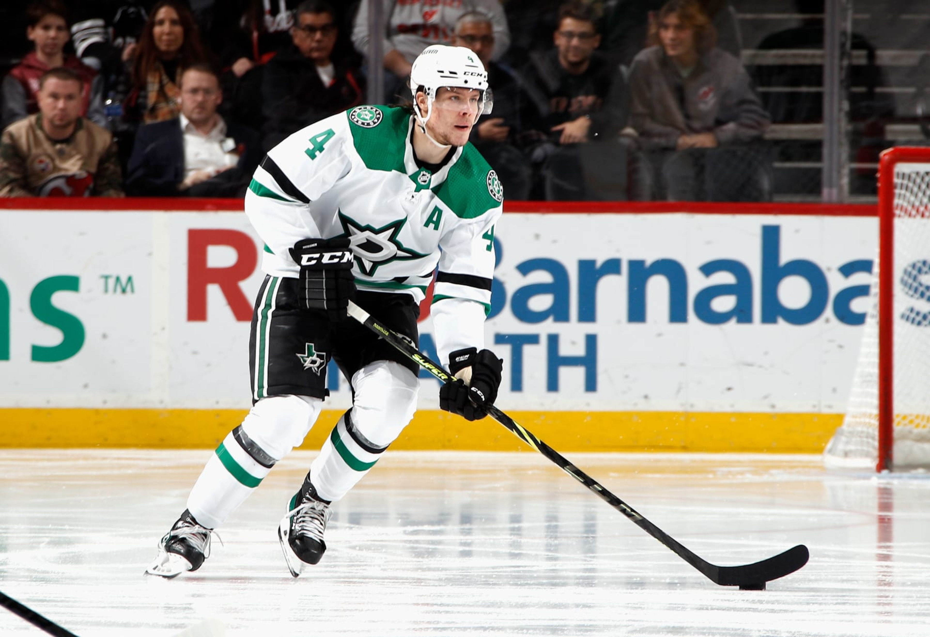 Dallas Stars defenseman Miro Heiskanen. Dallas Stars defenseman Miro Heiskanen.