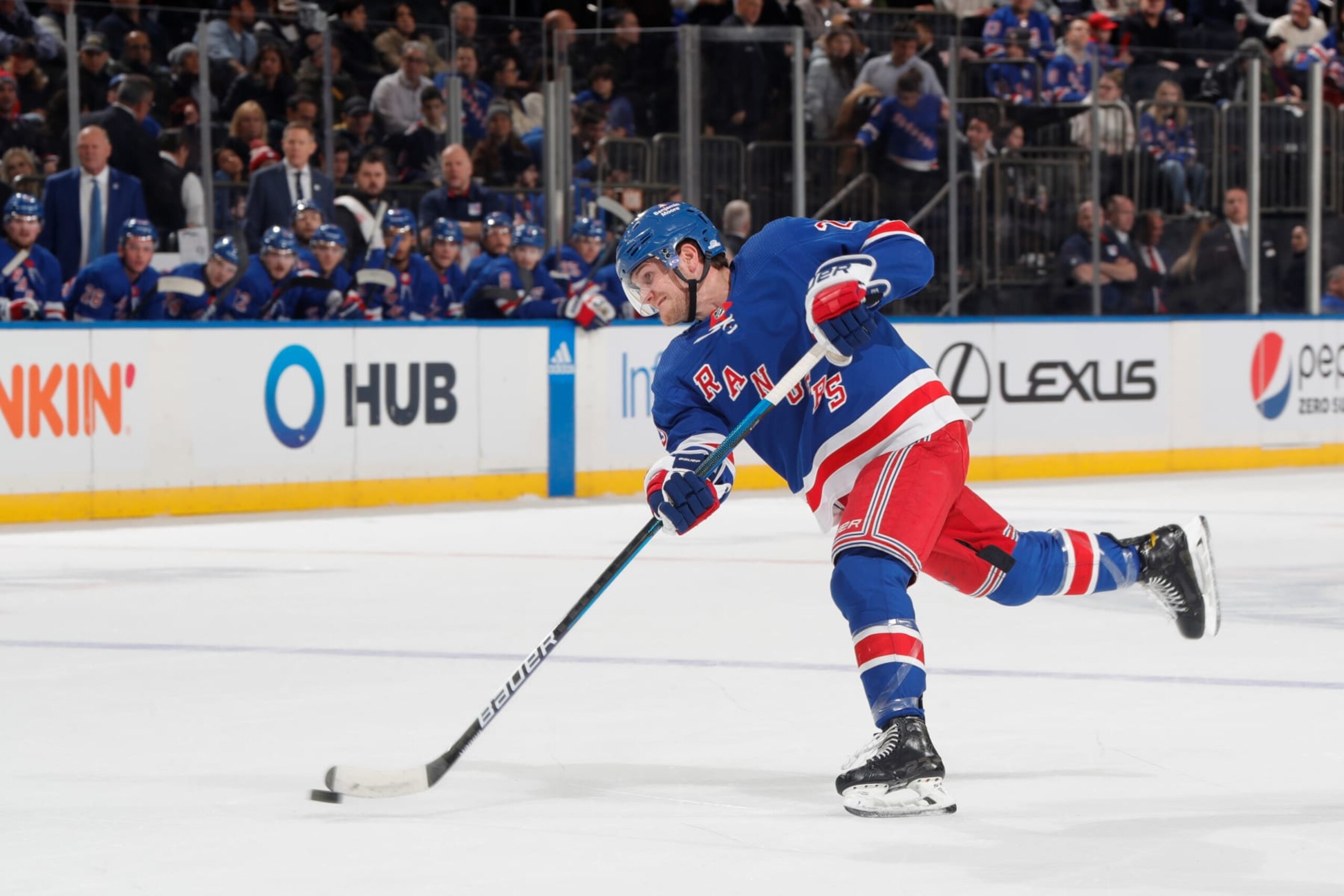 New York Rangers defenseman Adam Fox.