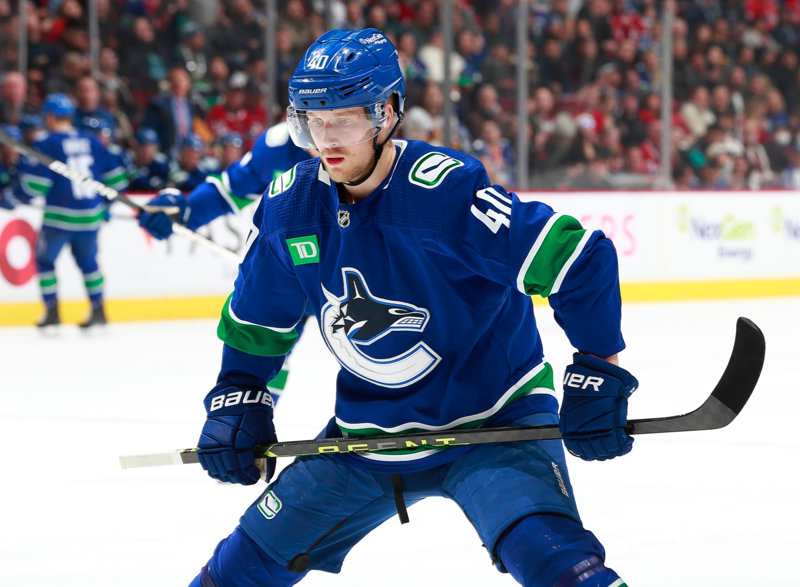 Vancouver Canucks center Elias Pettersson.