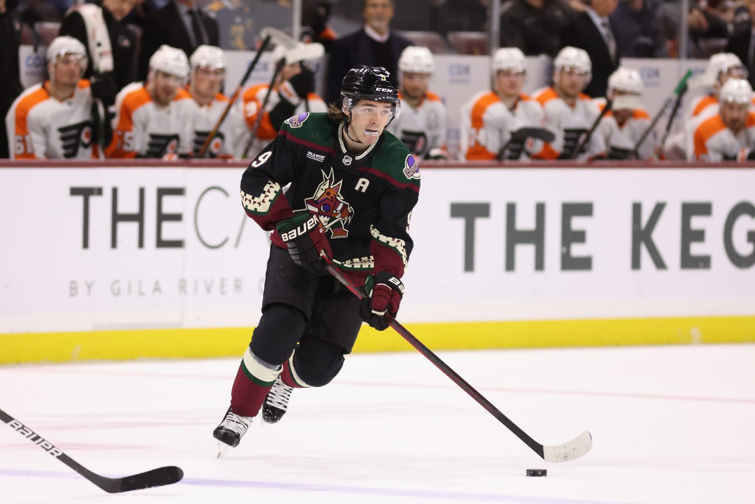 Arizona Coyotes winger Clayton Keller