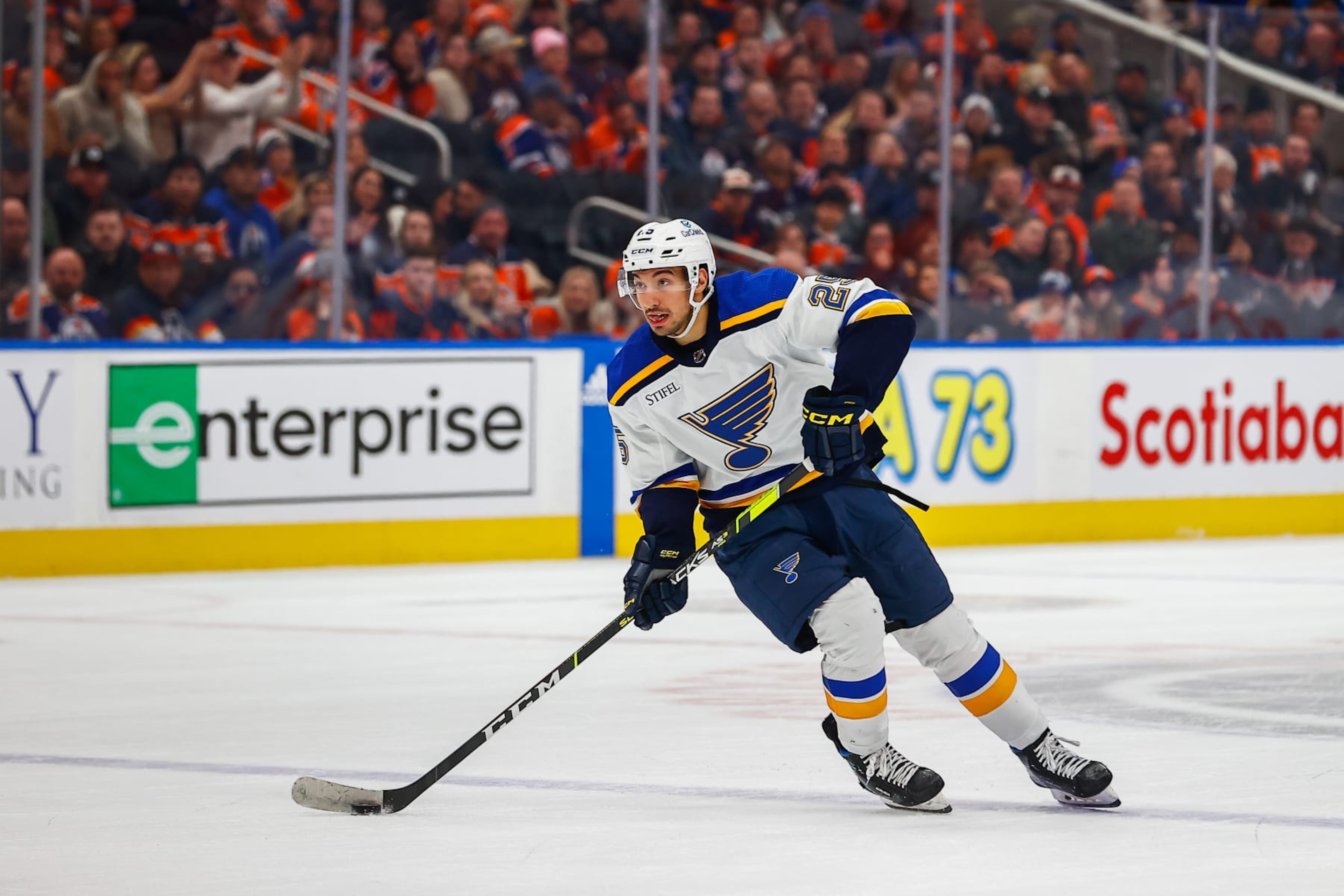 St. Louis Blues winger Jordan Kyrou St. Louis Blues winger Jordan Kyrou