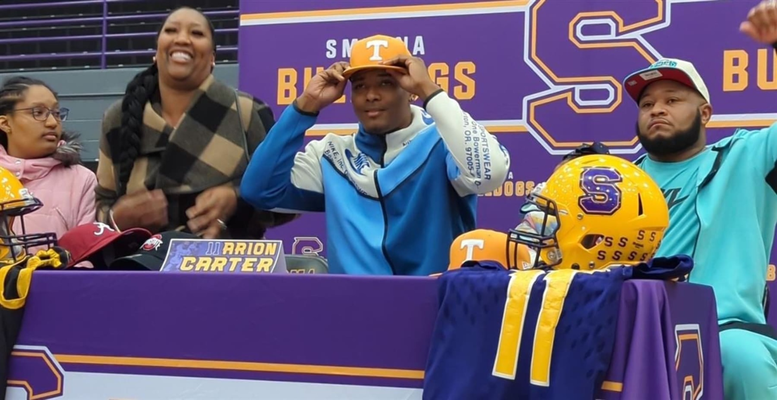 Keeping Smyrna LB Arion Carter instate was a big boost to Tennessee's class.