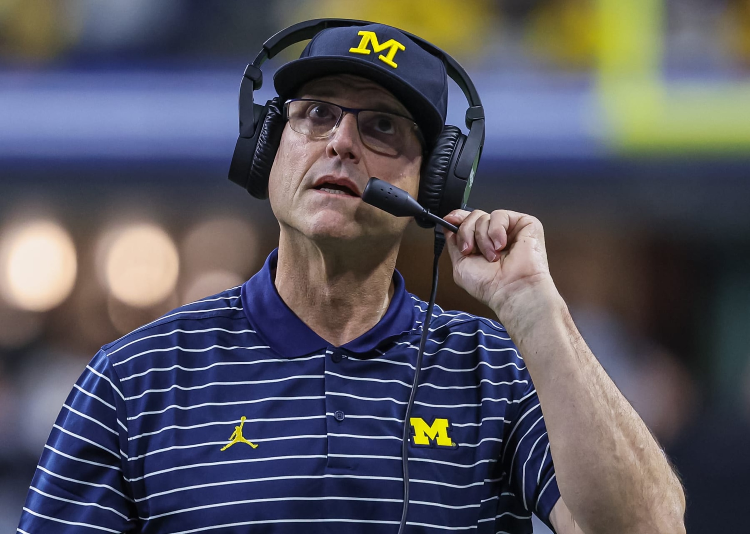Michigan coach Jim Harbaugh
