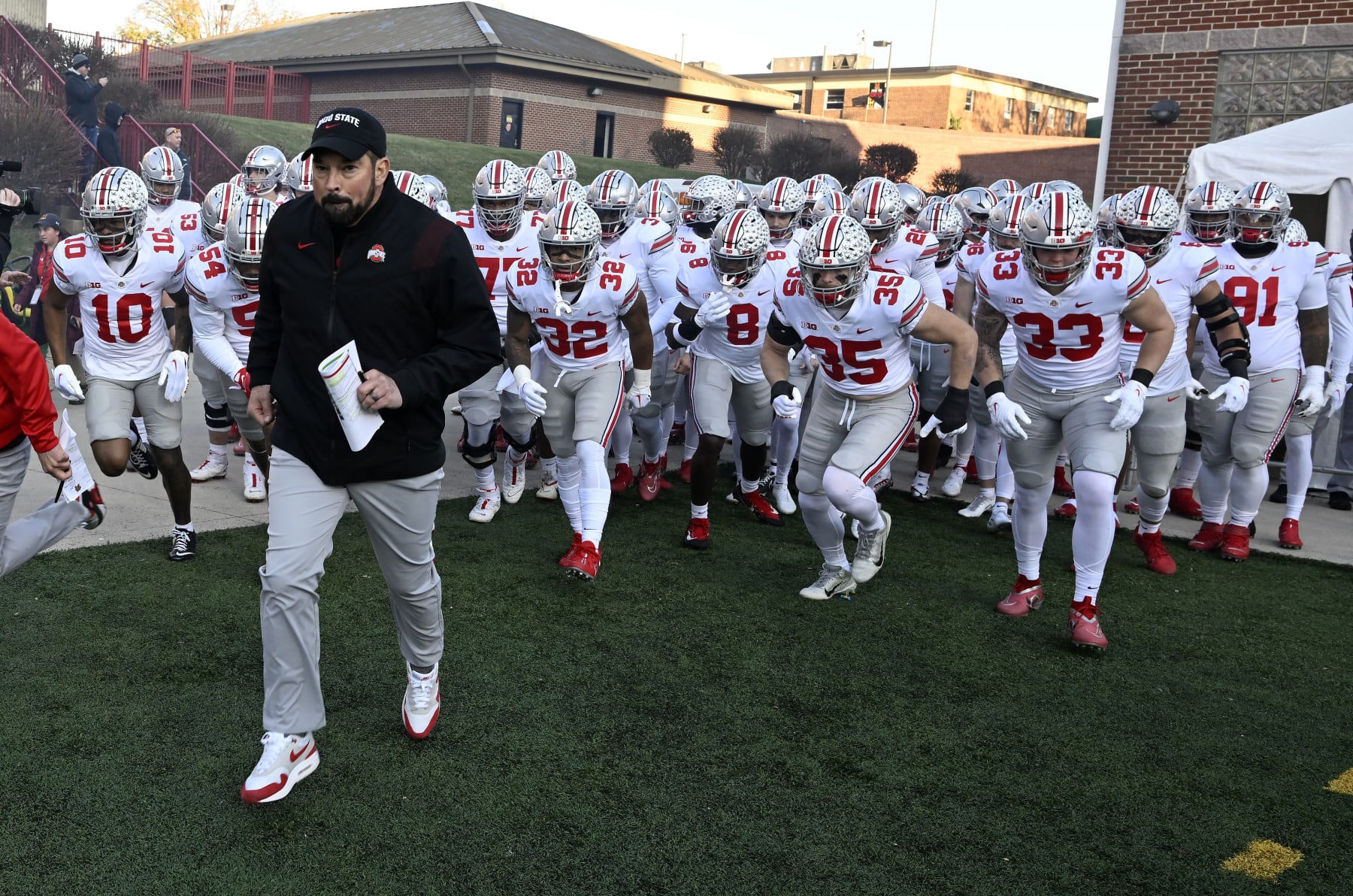 Ohio State head coach Ryan Day and the Buckeyes. 