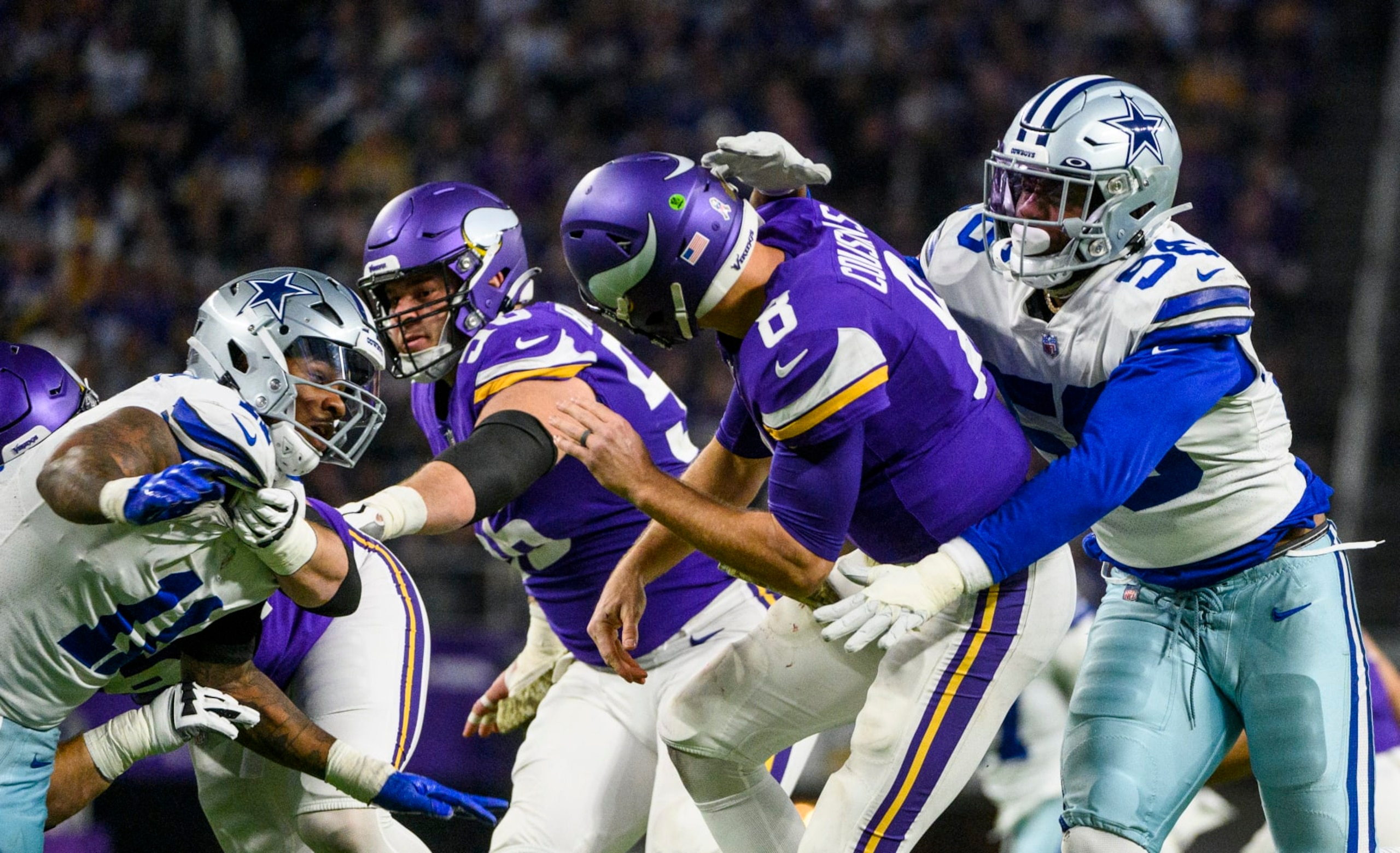 The Cowboys' pass rush had a field day against the Vikings