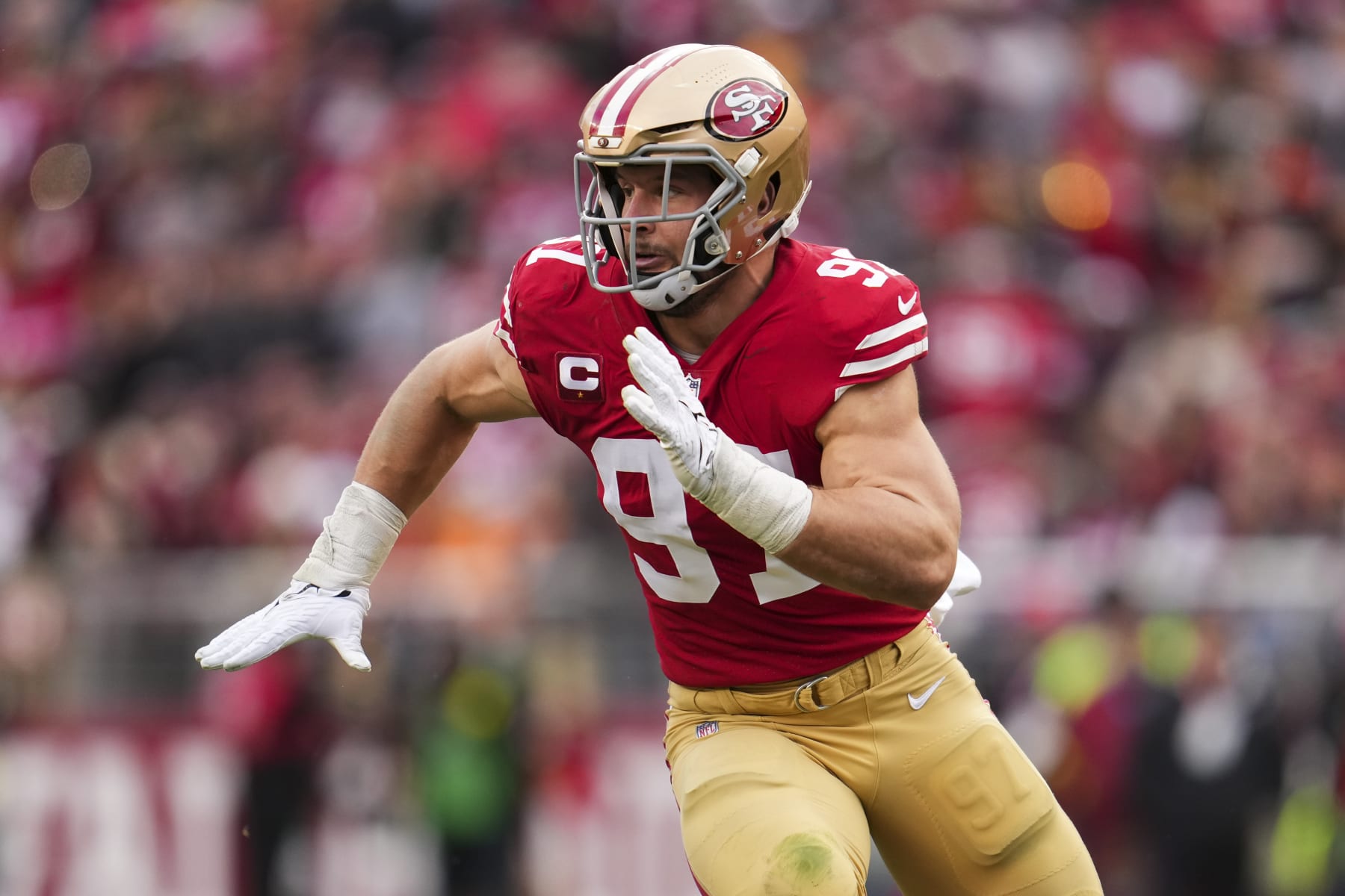Nick Bosa and the 49ers defensive front could be a problem.