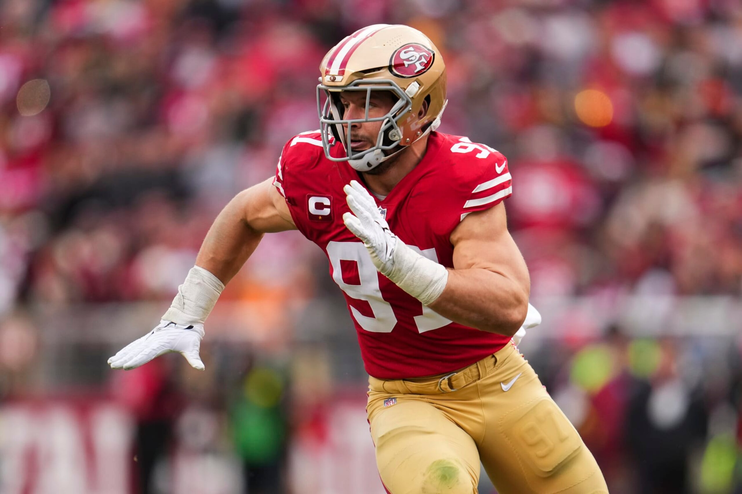 Nick Bosa and the 49ers defensive front could be a problem.