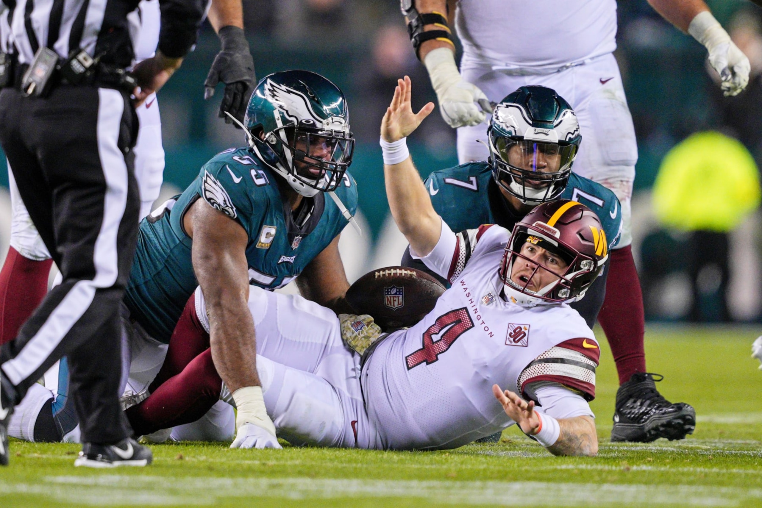 Taylor Heinicke will be hard-pressed to beat the Eagles again. 