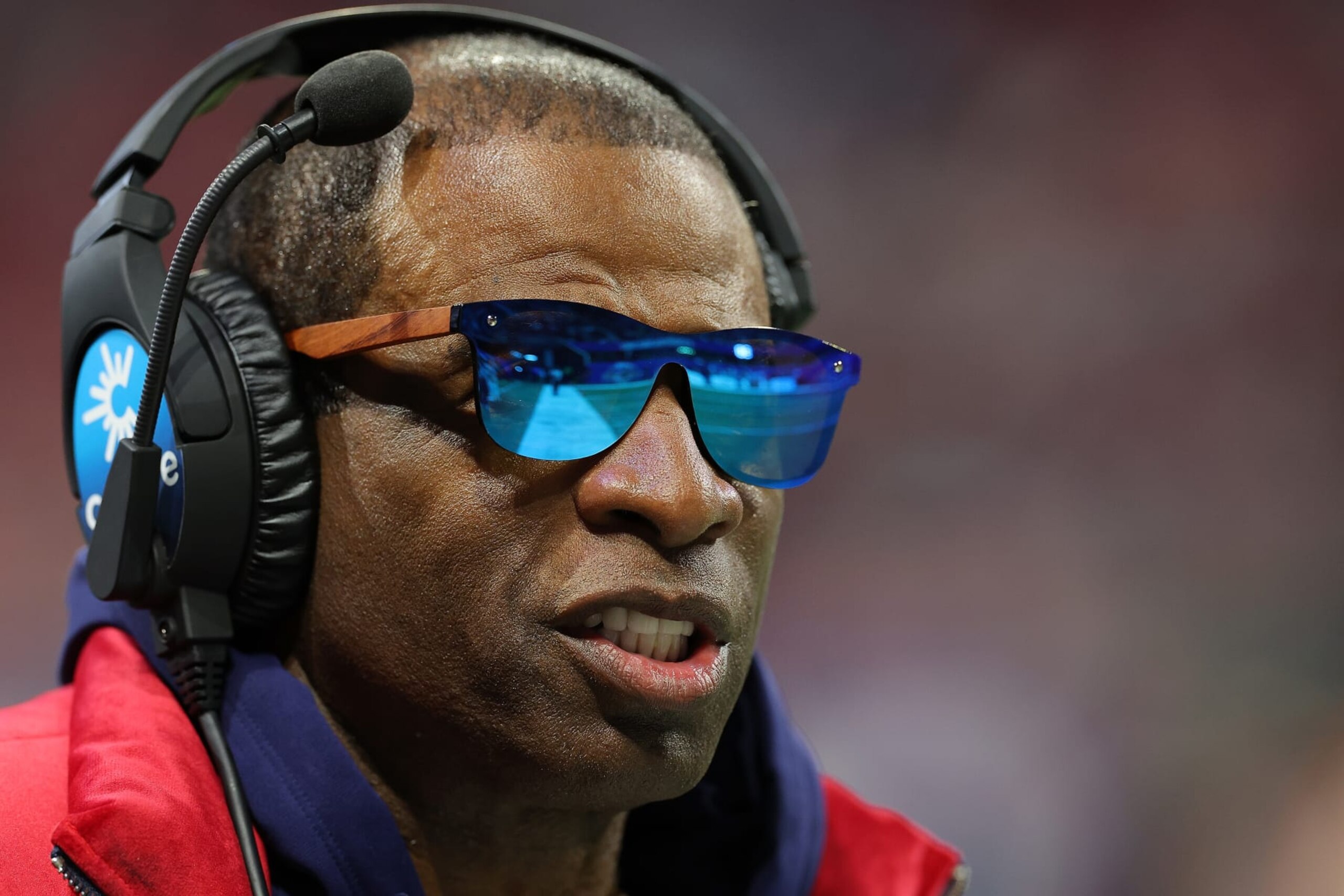 ATLANTA, GEORGIA - DECEMBER 17: Head coach Deion Sanders of the Jackson State Tigers looks on against the North Carolina Central Eagles during the first half of the Cricket Celebration Bowl at Mercedes-Benz Stadium on December 17, 2022 in Atlanta, Georgia. (Photo by Kevin C. Cox/Getty Images) ATLANTA, GEORGIA - DECEMBER 17: Head coach Deion Sanders of the Jackson State Tigers looks on against the North Carolina Central Eagles during the first half of the Cricket Celebration Bowl at Mercedes-Benz Stadium on December 17, 2022 in Atlanta, Georgia. (Photo by Kevin C. Cox/Getty Images)