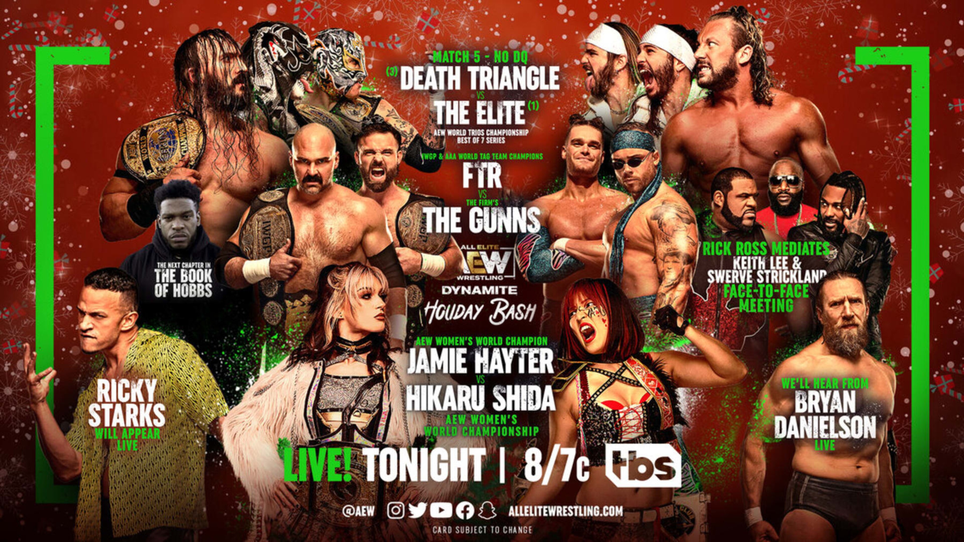 Match No. 5 in the Best of Seven for the AEW Trios titles headlined Wednesday's Dynamite.