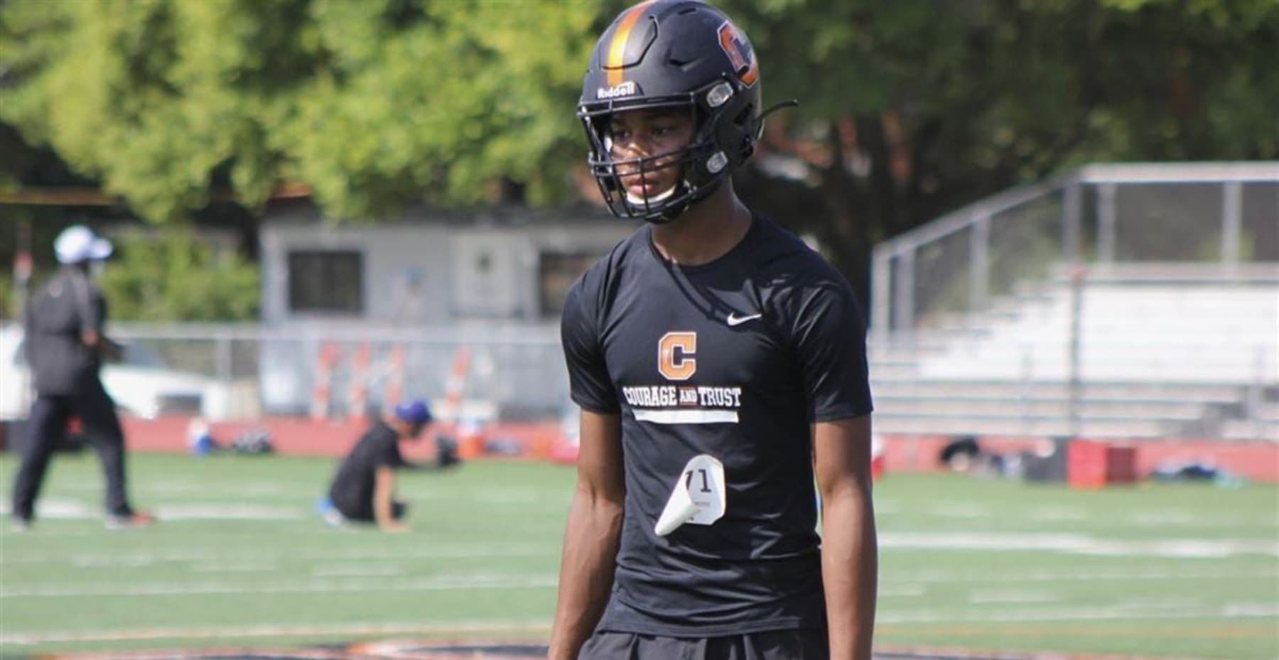 Shelton Sampson Jr. is a smooth WR commit who could play right away.