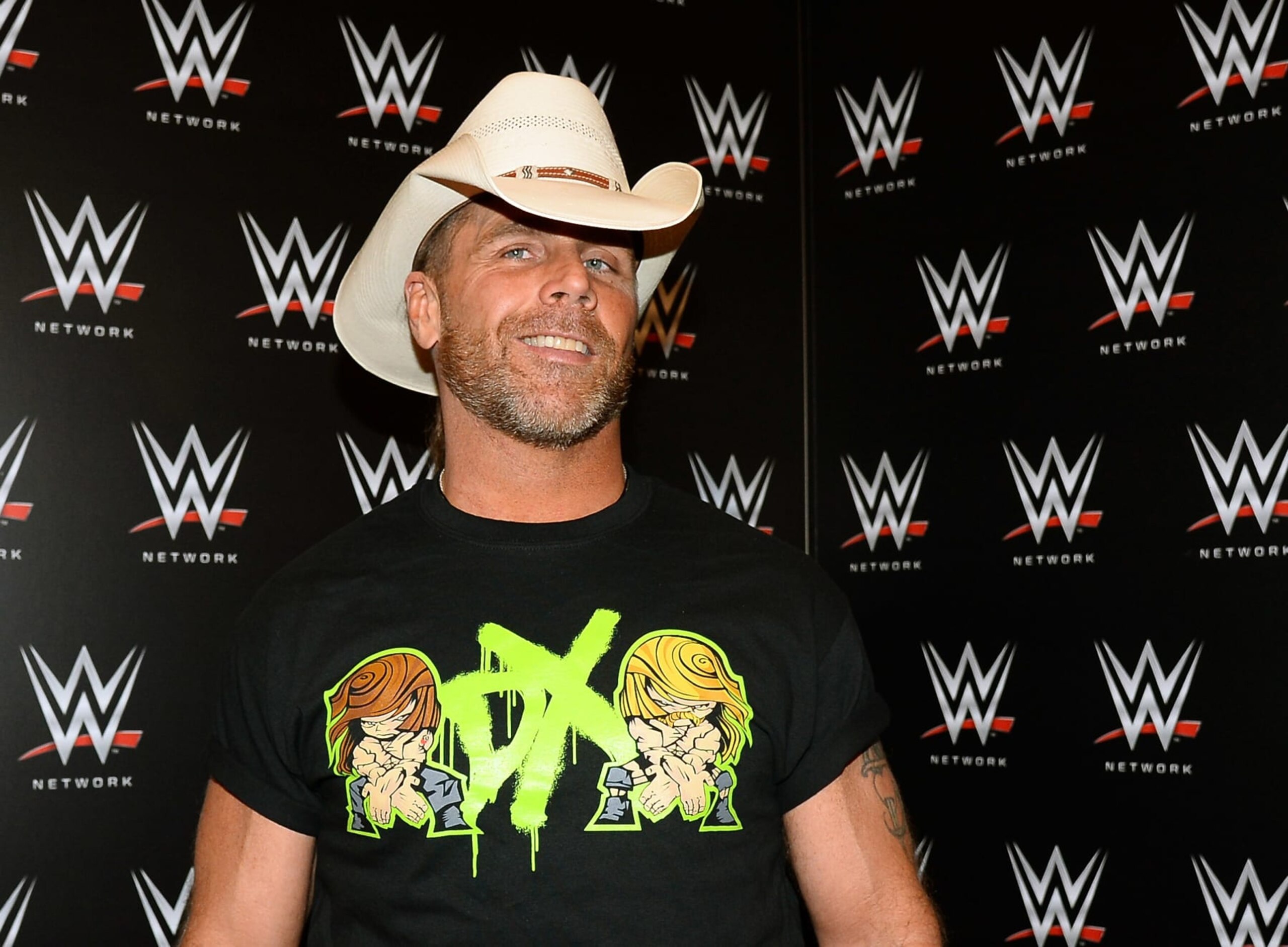 LAS VEGAS, NV - JANUARY 08:  WWE personality Shawn Michaels appears at a news conference announcing the WWE Network at the 2014 International CES at the Encore Theater at Wynn Las Vegas on January 8, 2014 in Las Vegas, Nevada. The network will launch on February 24, 2014 as the first-ever 24/7 streaming network, offering both scheduled programs and video on demand. The USD 9.99 per month subscription will include access to all 12 live WWE pay-per-view events each year. CES, the world's largest annual consumer technology trade show, runs through January 10 and is expected to feature 3,200 exhibitors showing off their latest products and services to about 150,000 attendees.  (Photo by Ethan Miller/Getty Images)