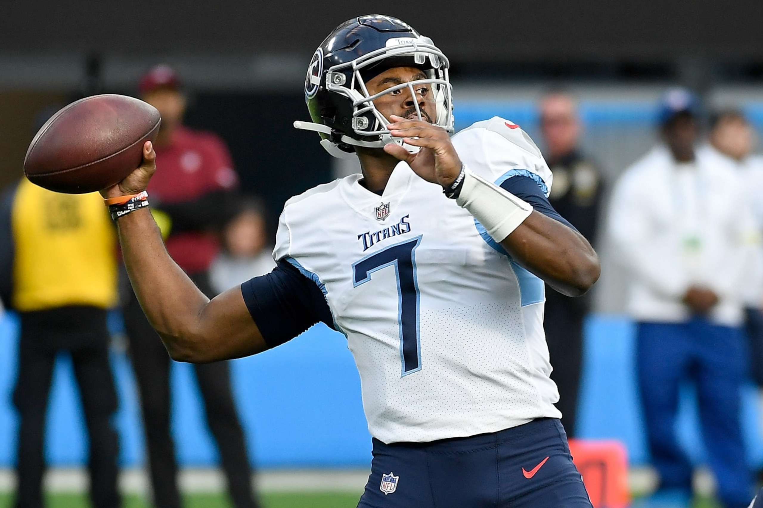 The Texans may have a shot at upsetting the Titans with Malik Willis starting. 