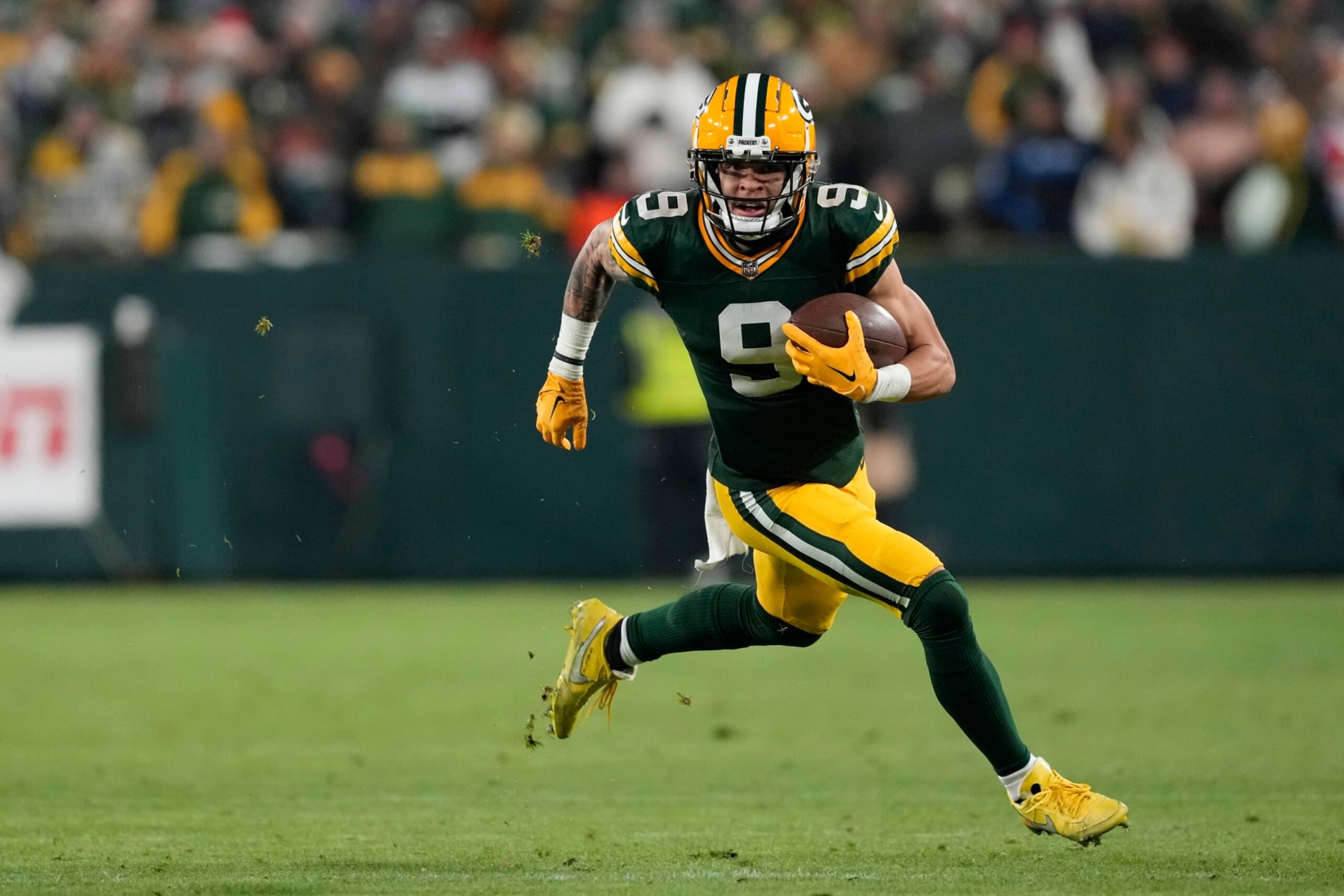 Christian Watson has helped spark the Green Bay Packers offense. 