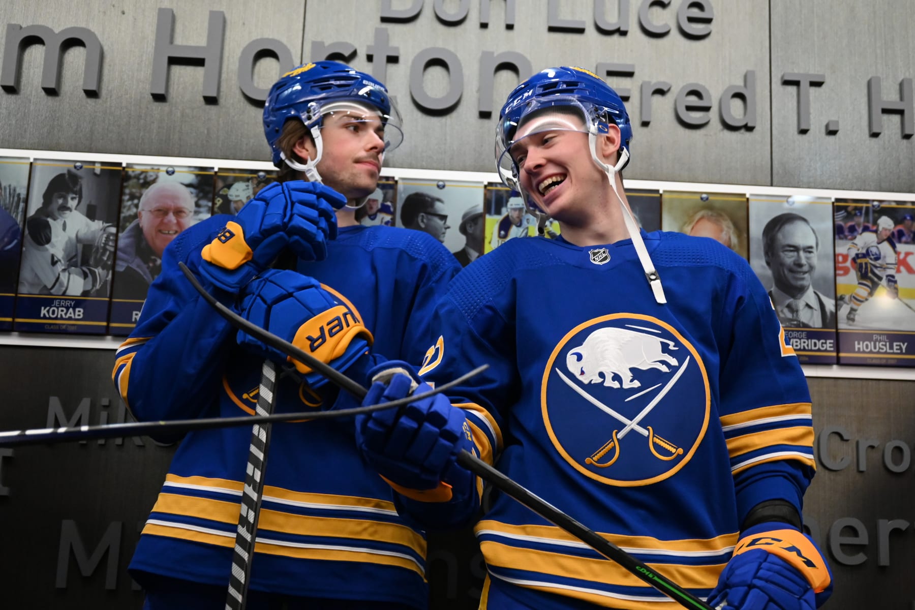 Owen Power and Jack Quinn are just a couple of the Sabres' highly touted young players