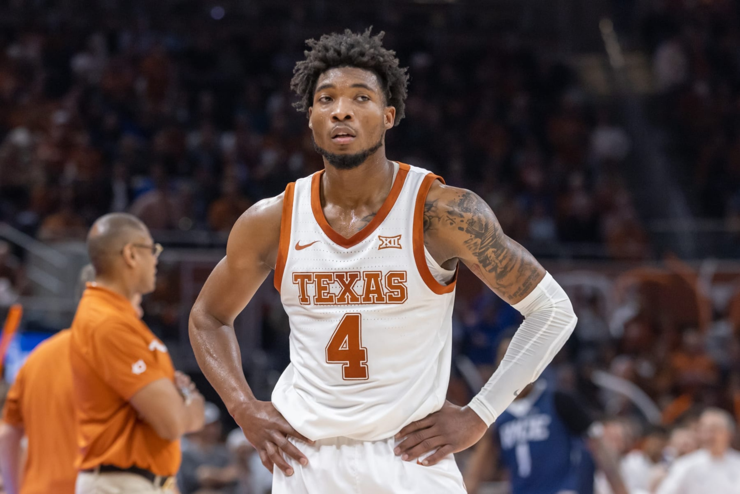 Texas' Tyrese Hunter Texas' Tyrese Hunter