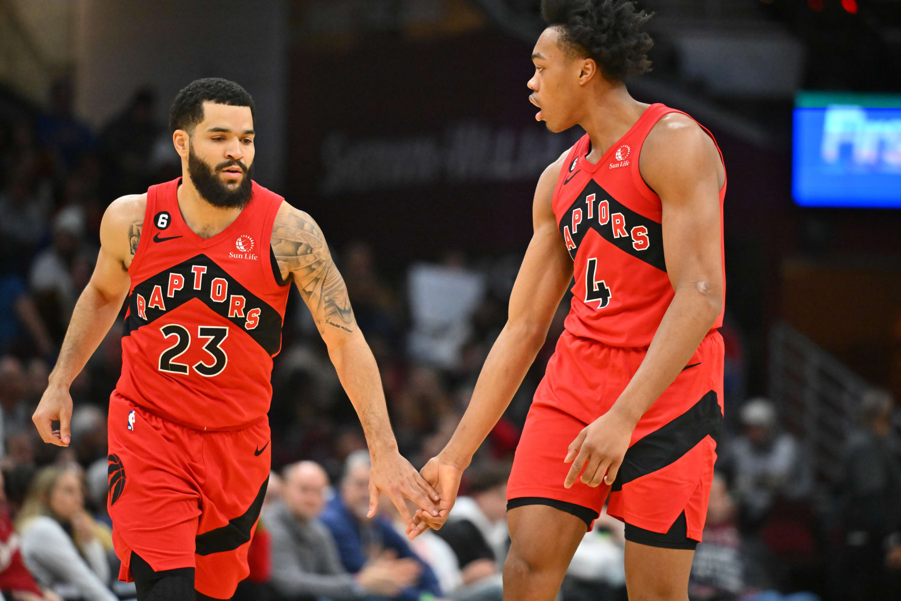 Fred VanVleet and Scottie Barnes