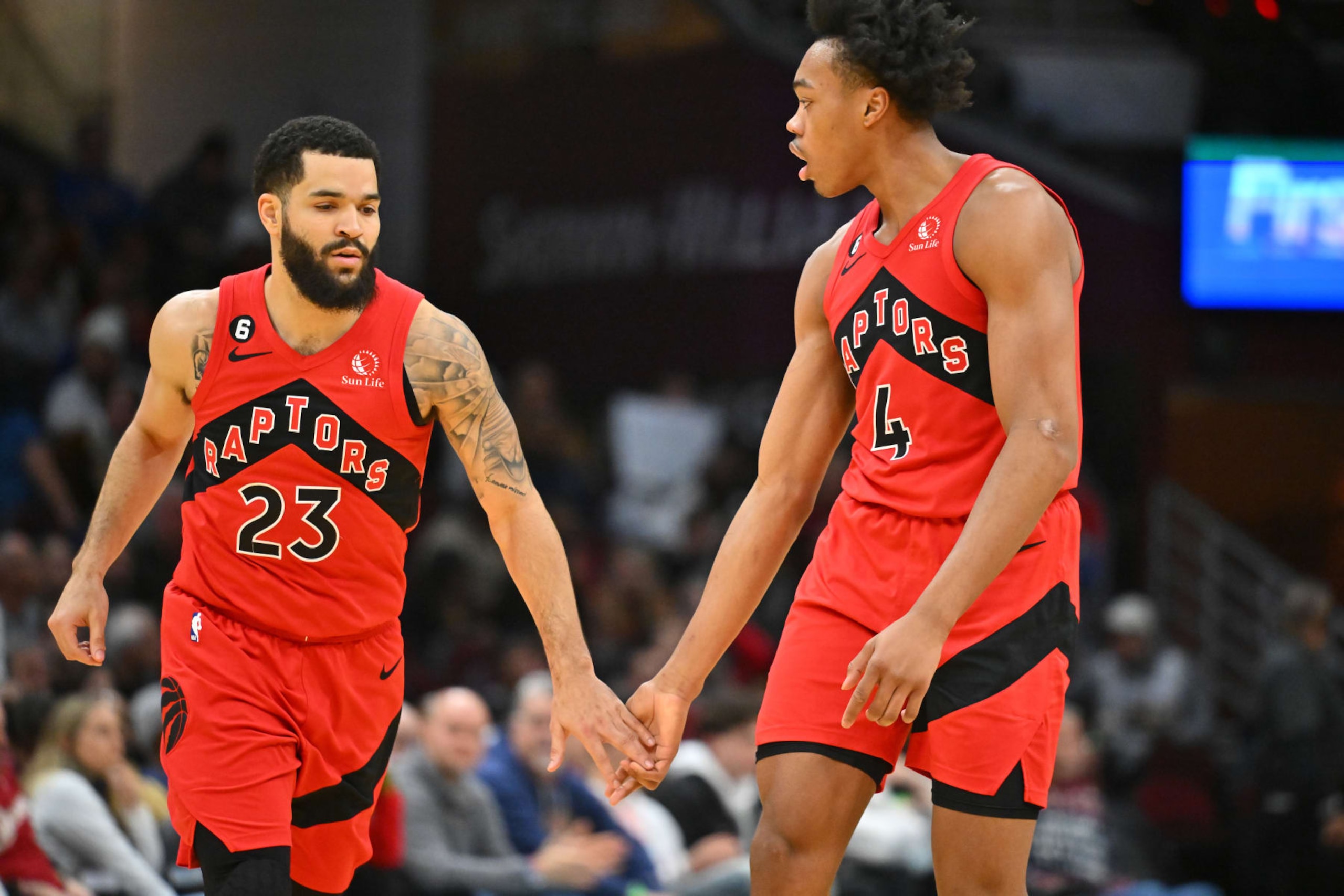 Fred VanVleet and Scottie Barnes