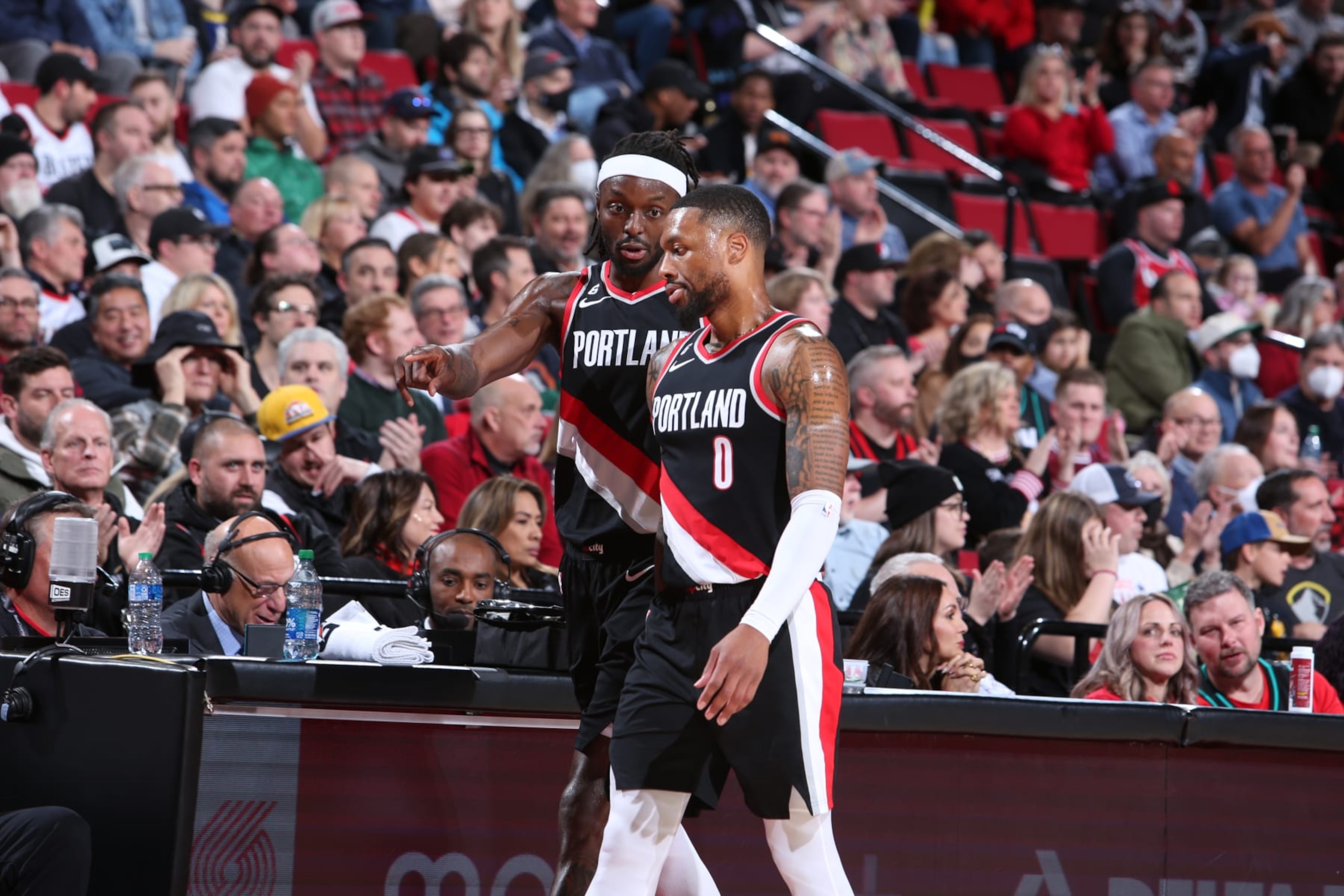 Jerami Grand and Damian Lillard