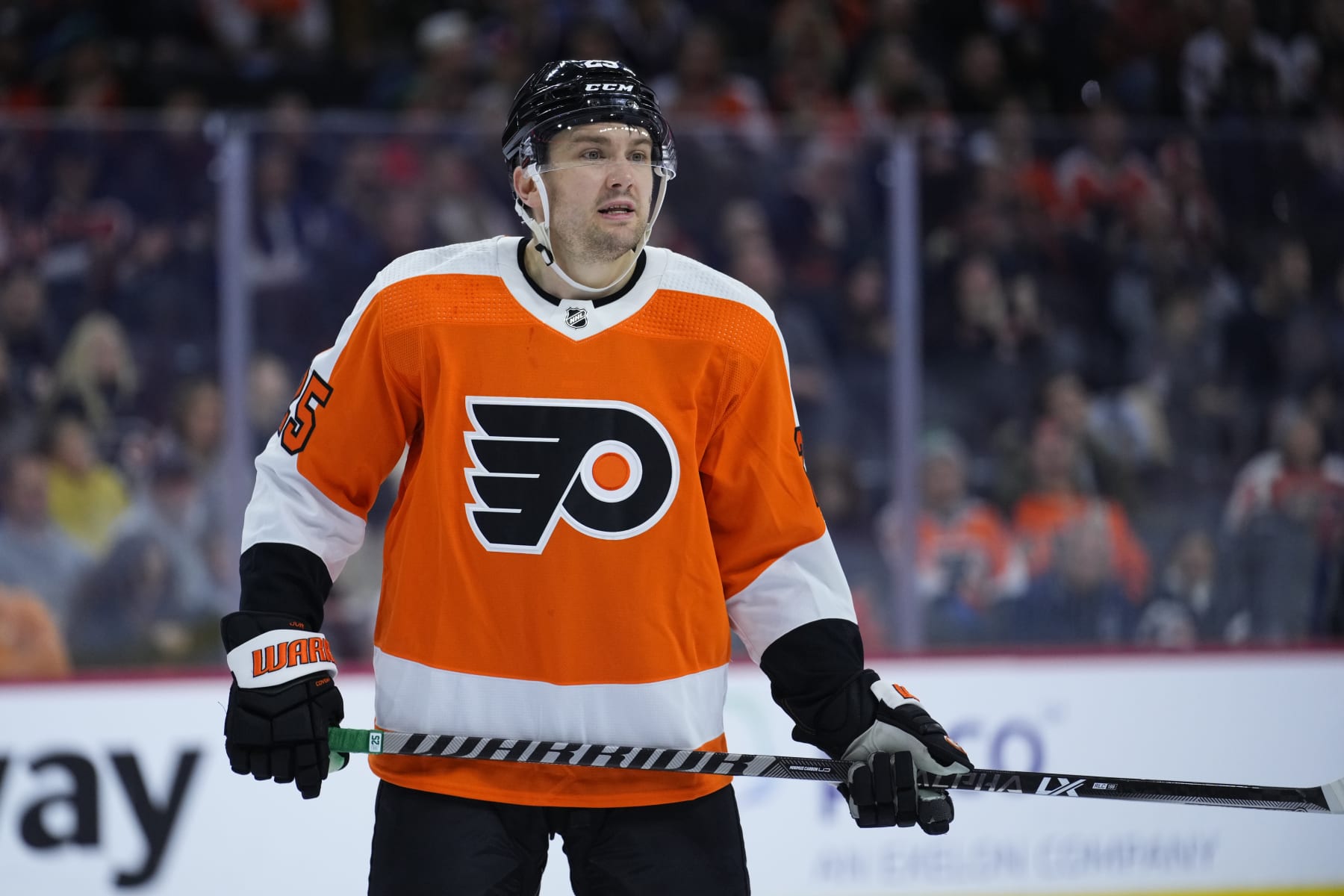 Philadelphia Flyers winger James van Riemsdyk.