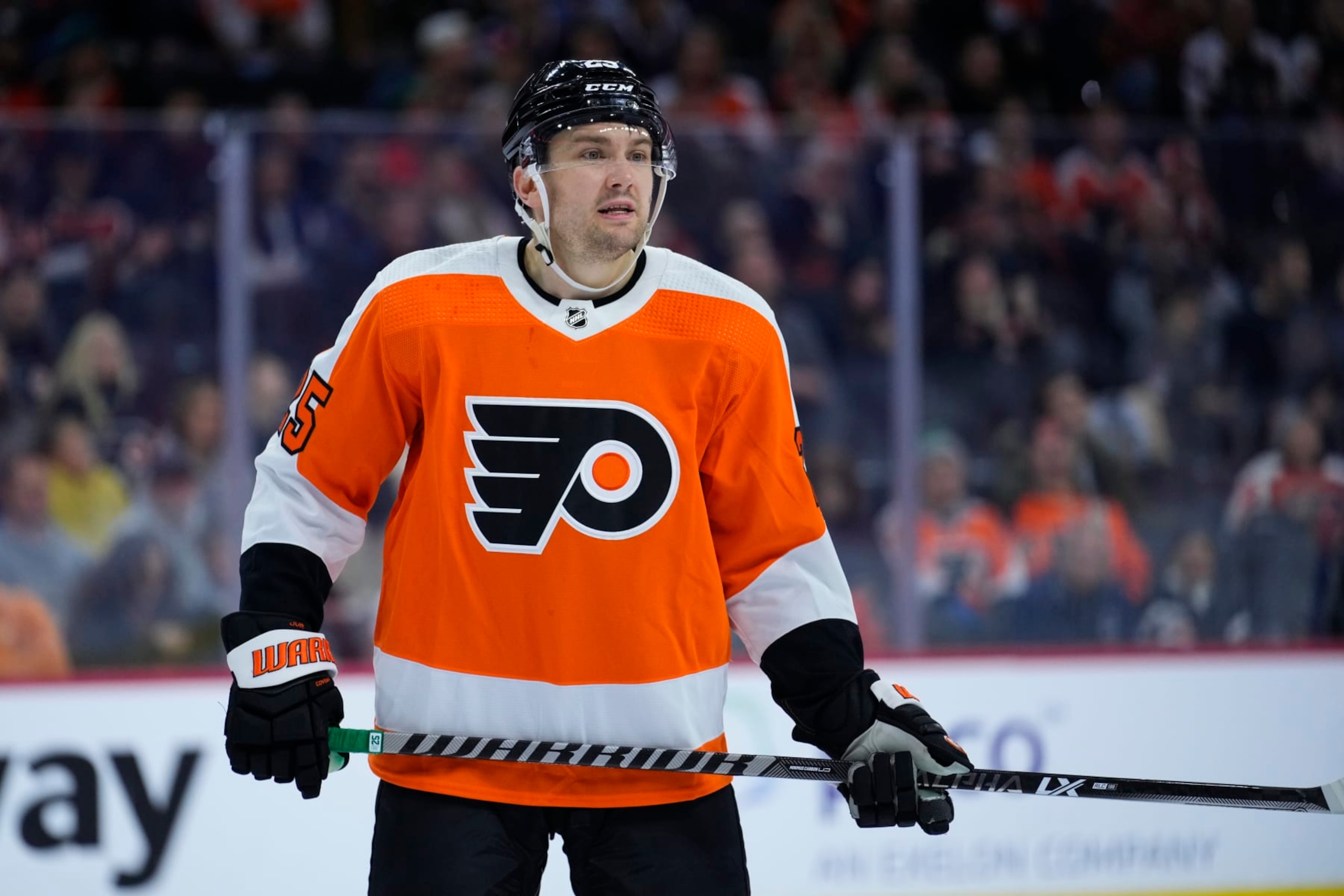 Philadelphia Flyers winger James van Riemsdyk.