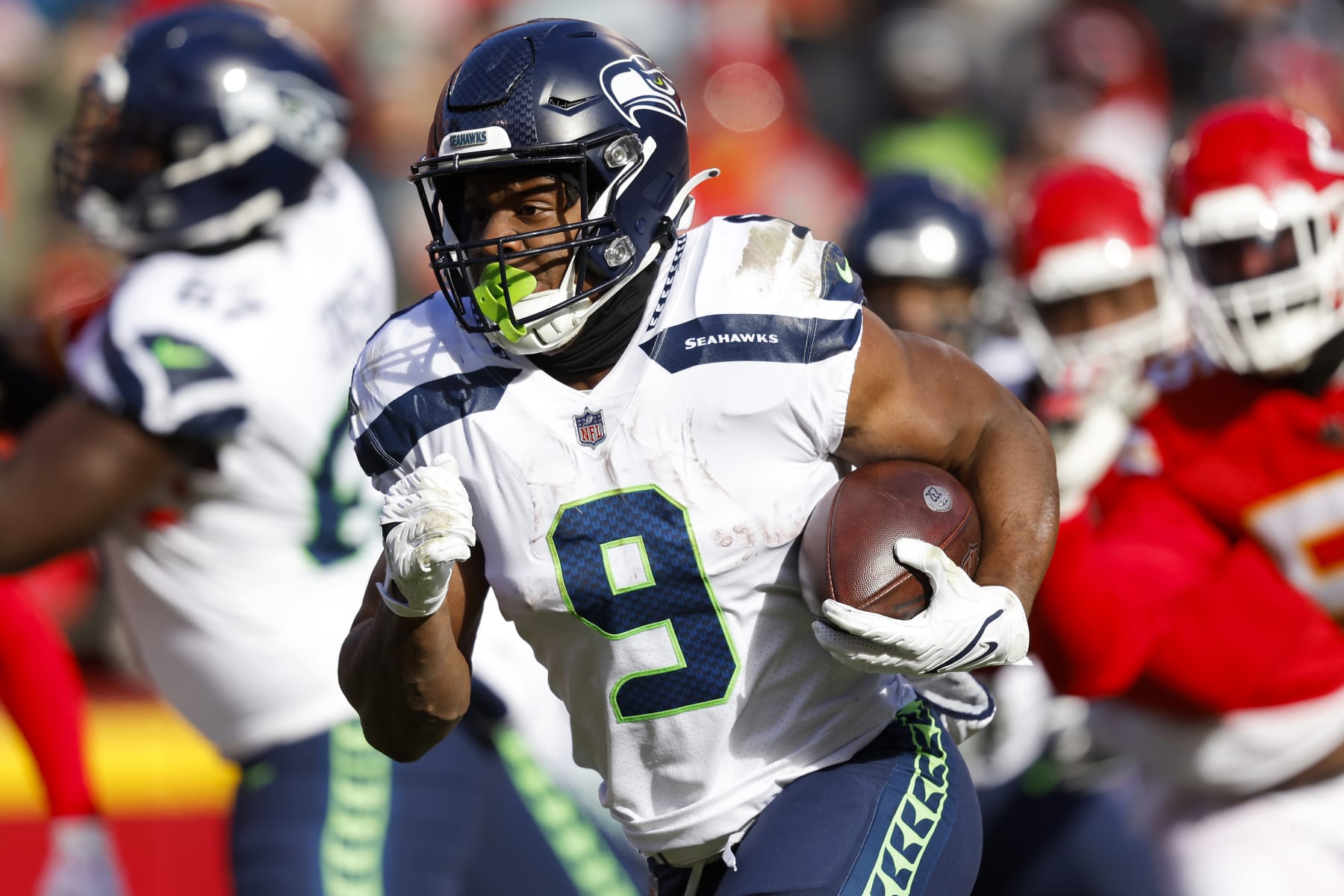 Kenneth Walker III is one of many promising rookies from the Seahawks' 2022 draft class. 