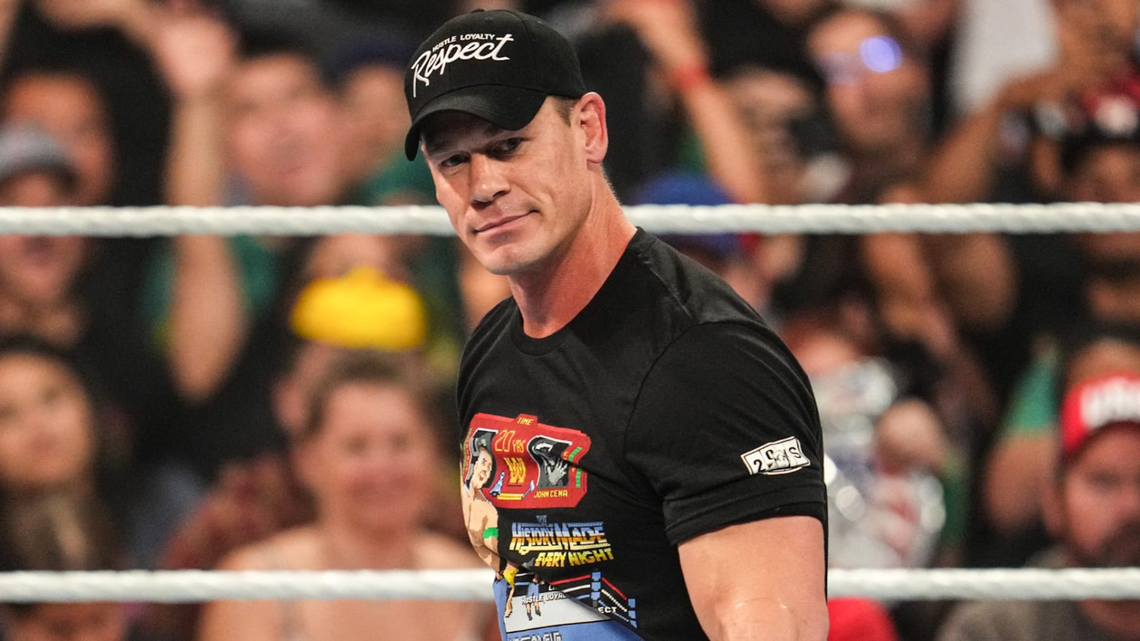John Cena wrestled his first match of 2022 on the year's final episode of SmackDown. John Cena wrestled his first match of 2022 on the year's final episode of SmackDown.