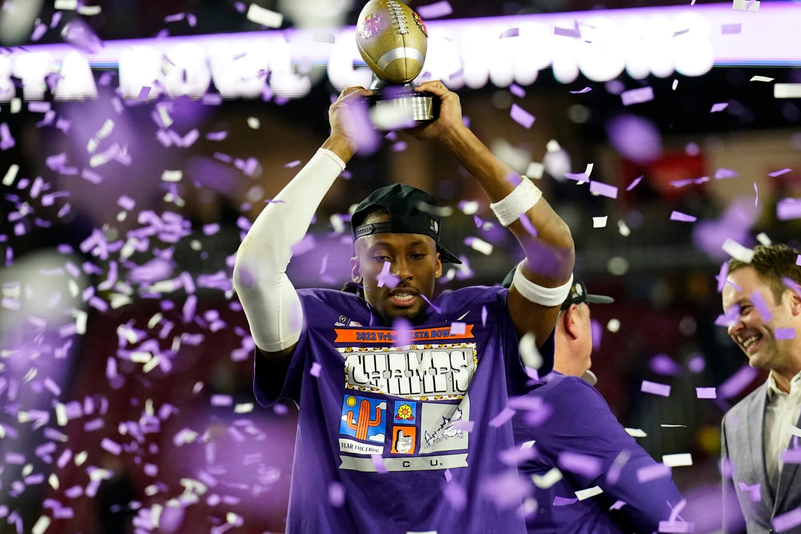 TCU wide receiver Quentin Johnston
