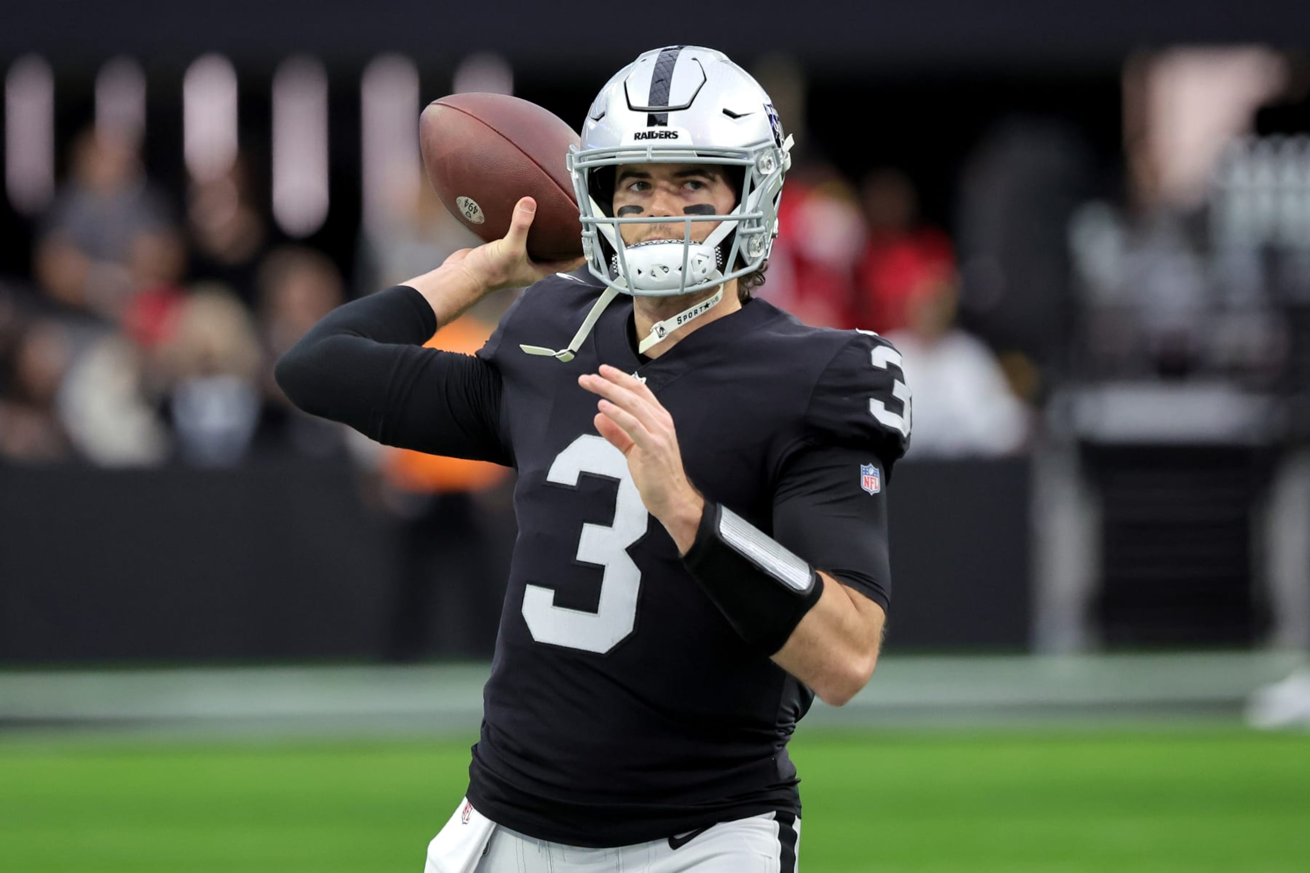 Raiders QB Jarrett Stidham Raiders QB Jarrett Stidham
