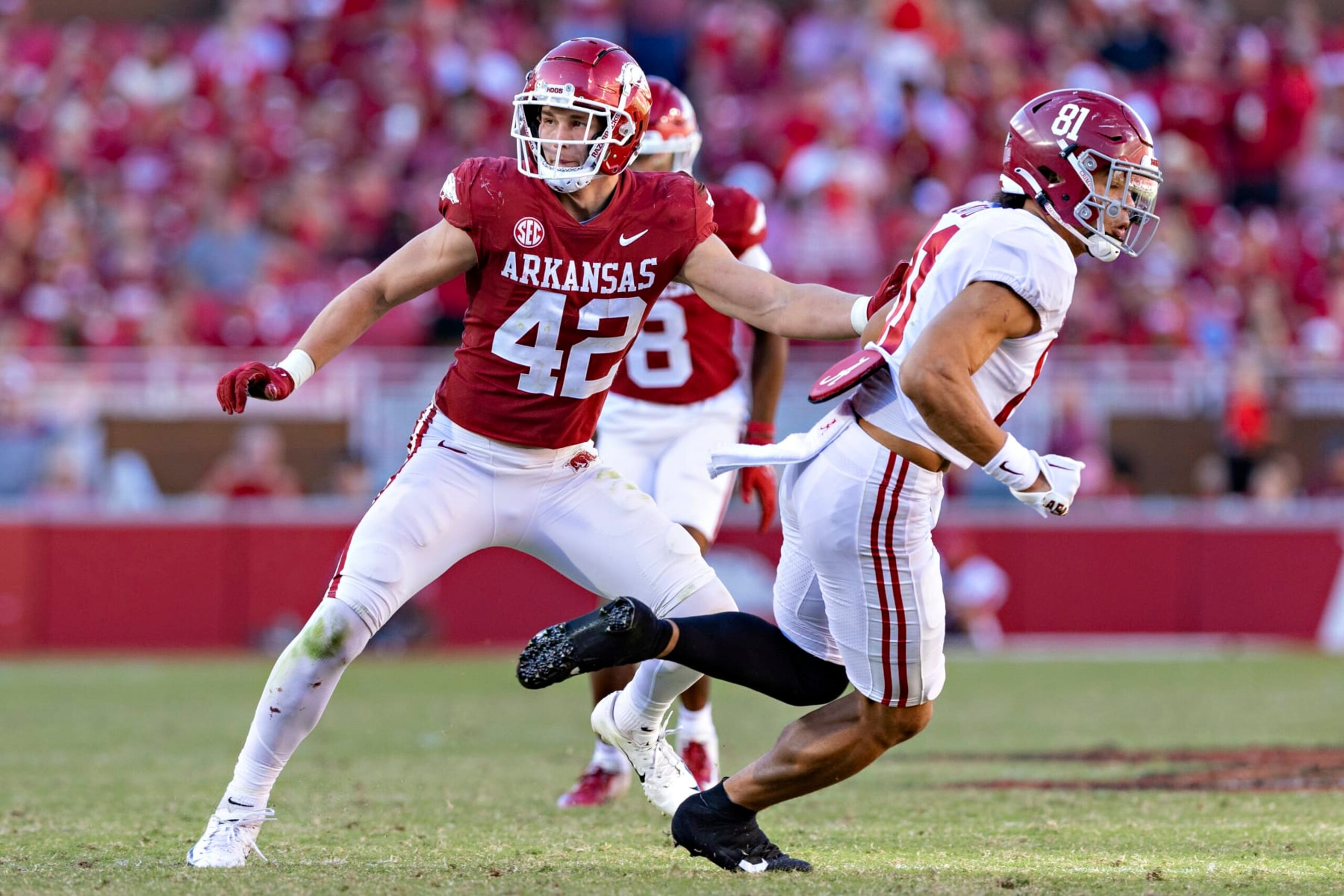 Arkansas' Drew Sanders Arkansas' Drew Sanders