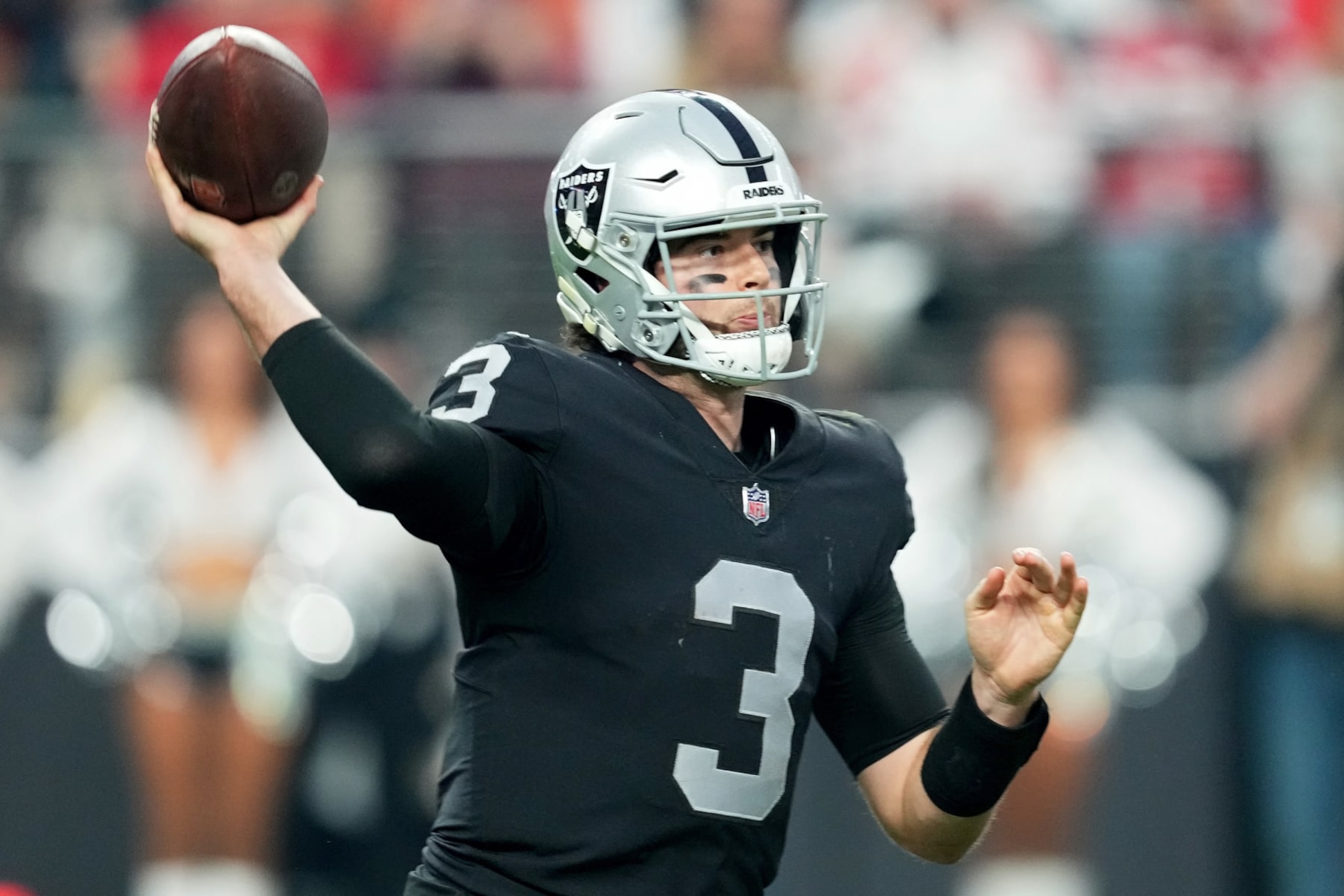 Jarrett Stidham played really well in his starting debut for the Raiders. Jarrett Stidham played really well in his starting debut for the Raiders.