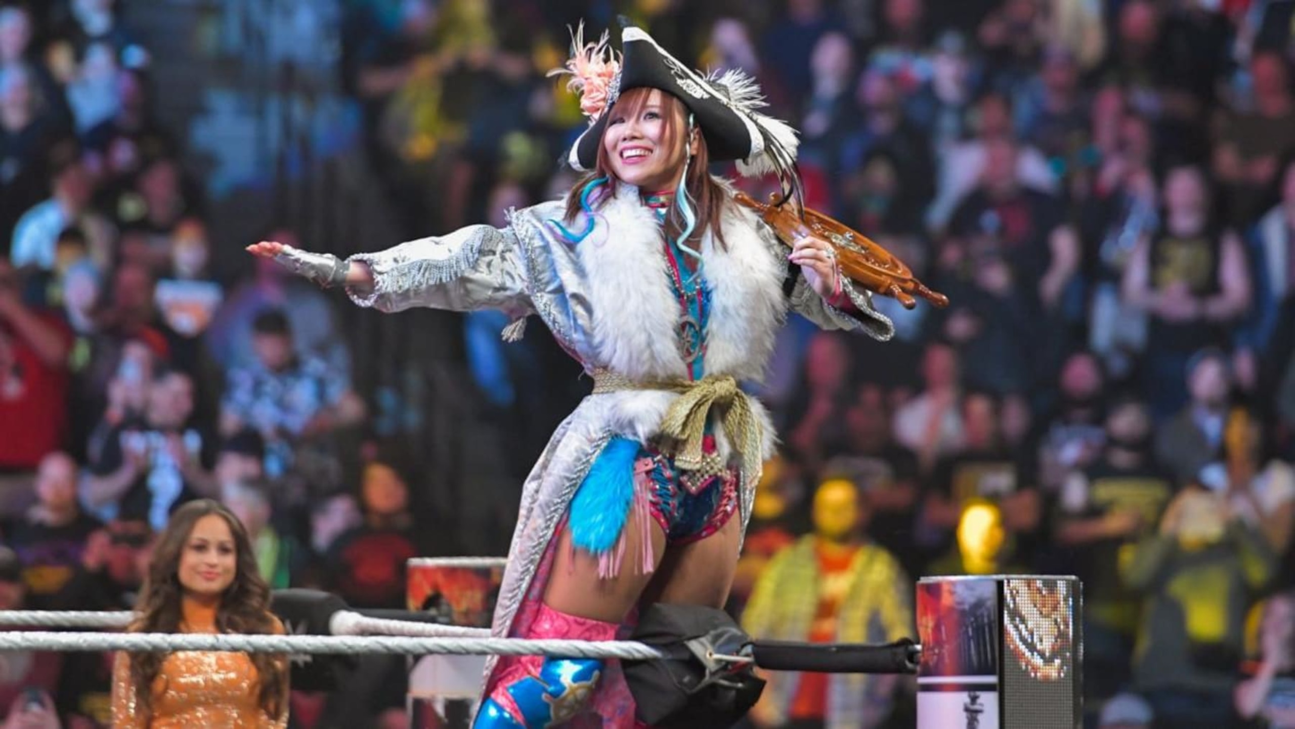 Kairi Sane recently made history by becoming the inaugural IWGP women's champion. Kairi Sane recently made history by becoming the inaugural IWGP women's champion.