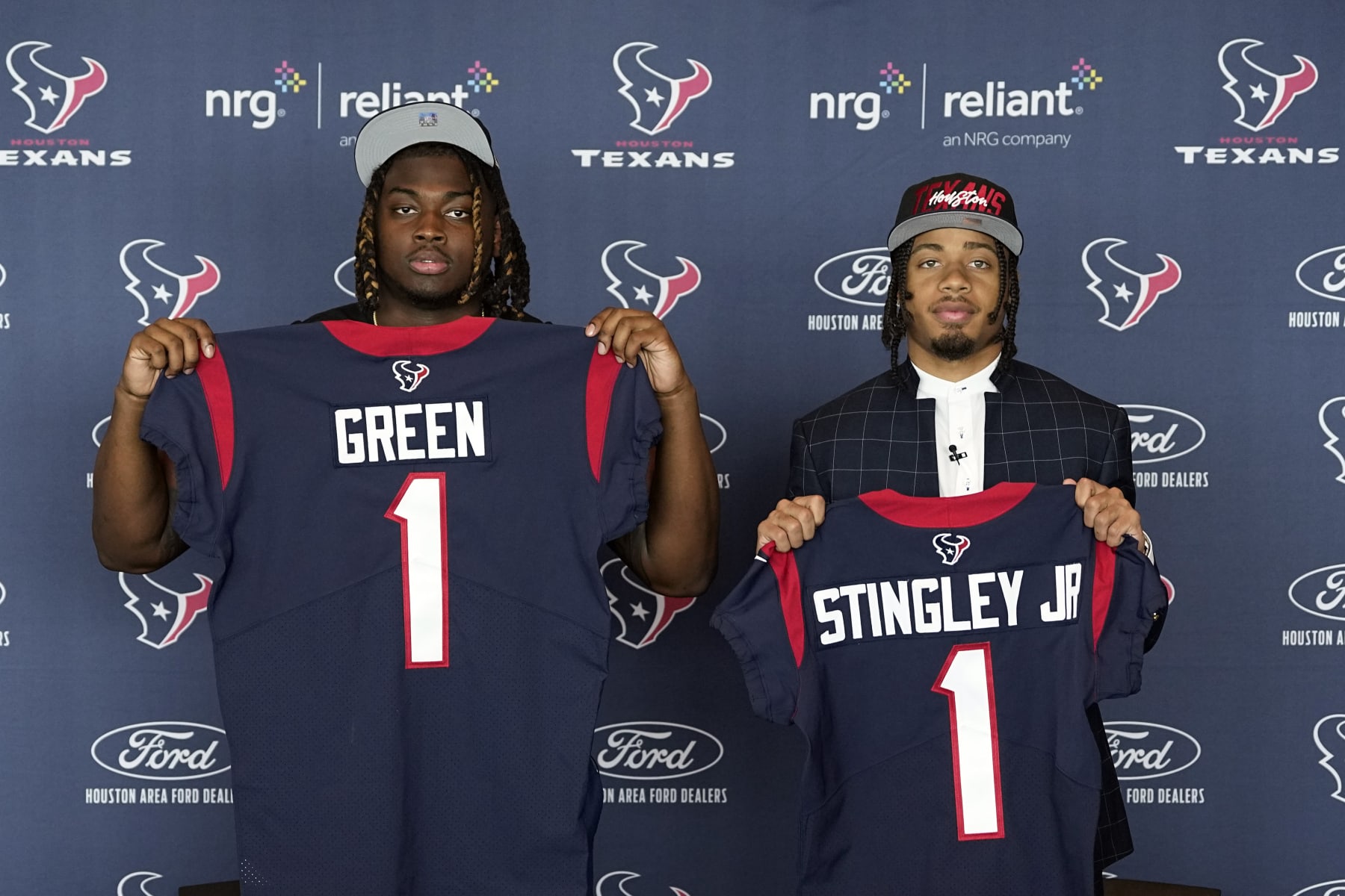 The Texans have two first-round picks again after taking Derek Stingley Jr. and Kenyon Green in the first round last year. 