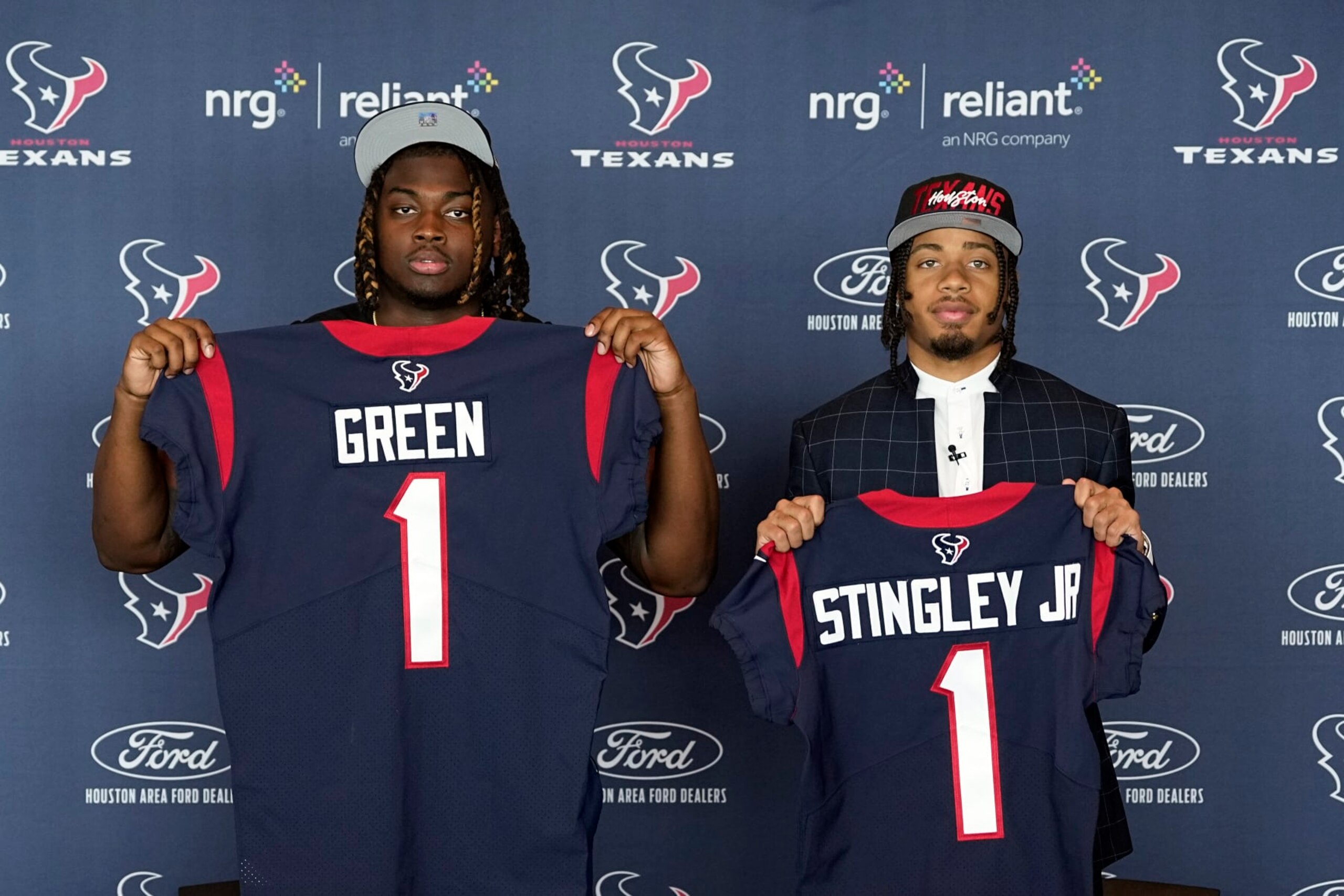 The Texans have two first-round picks again after taking Derek Stingley Jr. and Kenyon Green in the first round last year. 