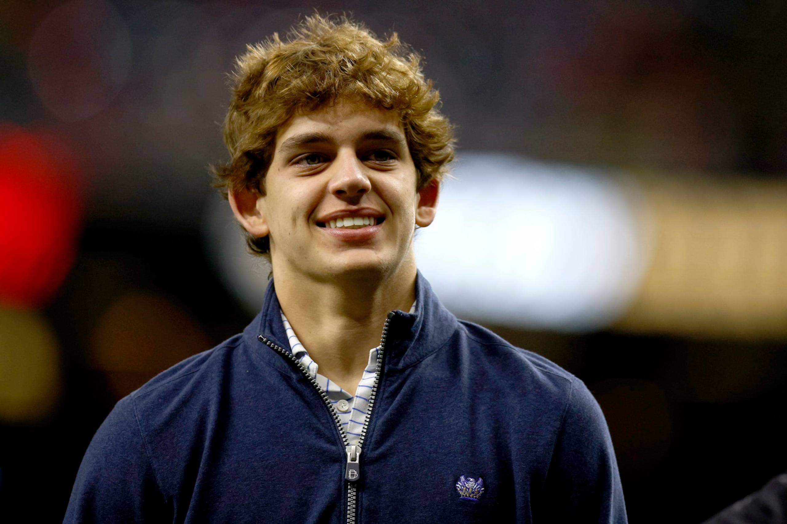 NEW ORLEANS, LOUISIANA - NOVEMBER 20: Arch Manning attends the game between the Los Angeles Rams and New Orleans Saints at Caesars Superdome on November 20, 2022 in New Orleans, Louisiana. (Photo by Sean Gardner/Getty Images) NEW ORLEANS, LOUISIANA - NOVEMBER 20: Arch Manning attends the game between the Los Angeles Rams and New Orleans Saints at Caesars Superdome on November 20, 2022 in New Orleans, Louisiana. (Photo by Sean Gardner/Getty Images)