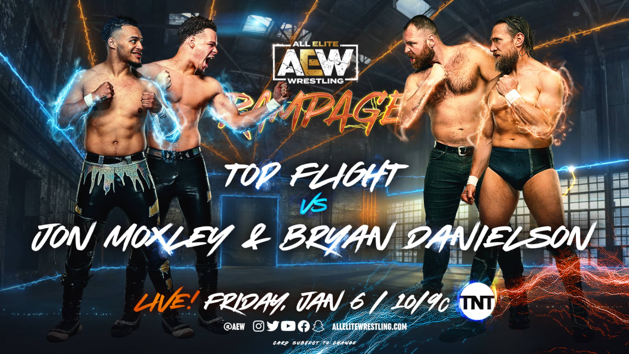Top Flight, Jon Moxley and Bryan Danielson.