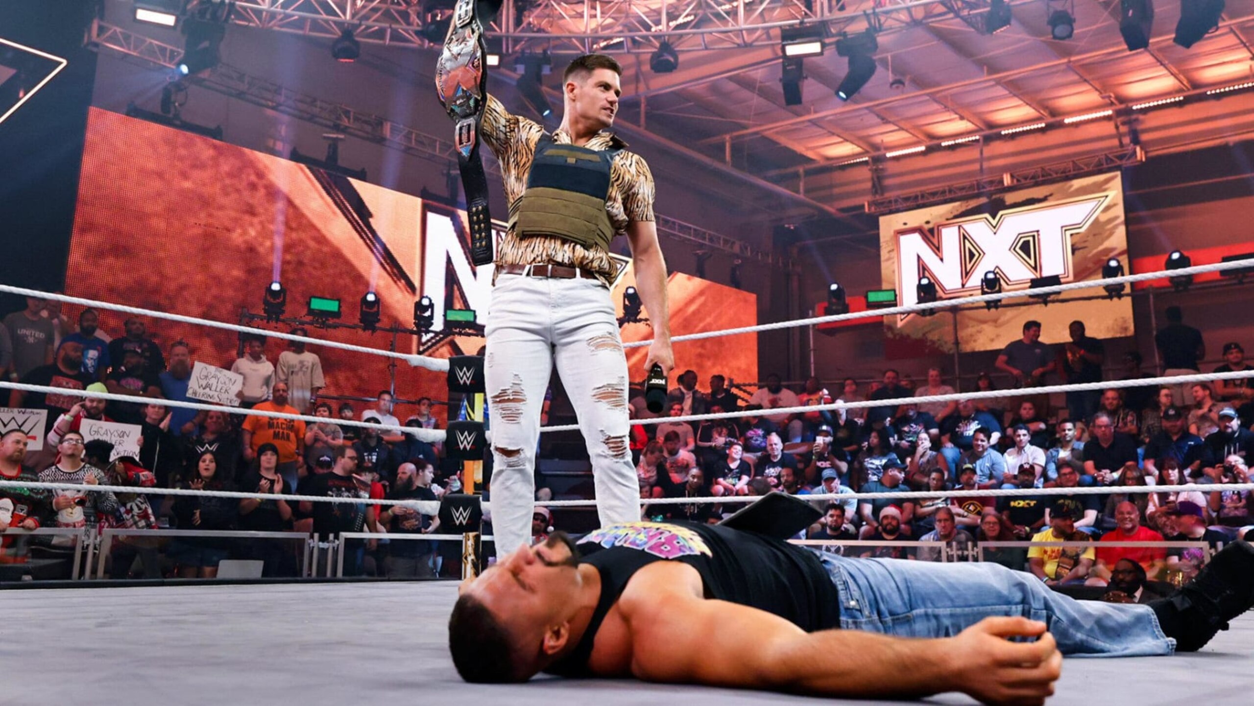 Grayson Waller has had the upper hand on Bron Breakker over the last month, but he would need to pull off his best trick to date to win the NXT Championship at New Year's Evil. Grayson Waller has had the upper hand on Bron Breakker over the last month, but he would need to pull off his best trick to date to win the NXT Championship at New Year's Evil.