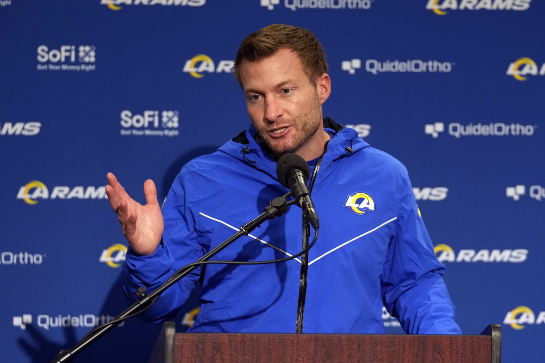 The future of Super Bowl-winning coach Sean McVay with the Rams is in doubt.