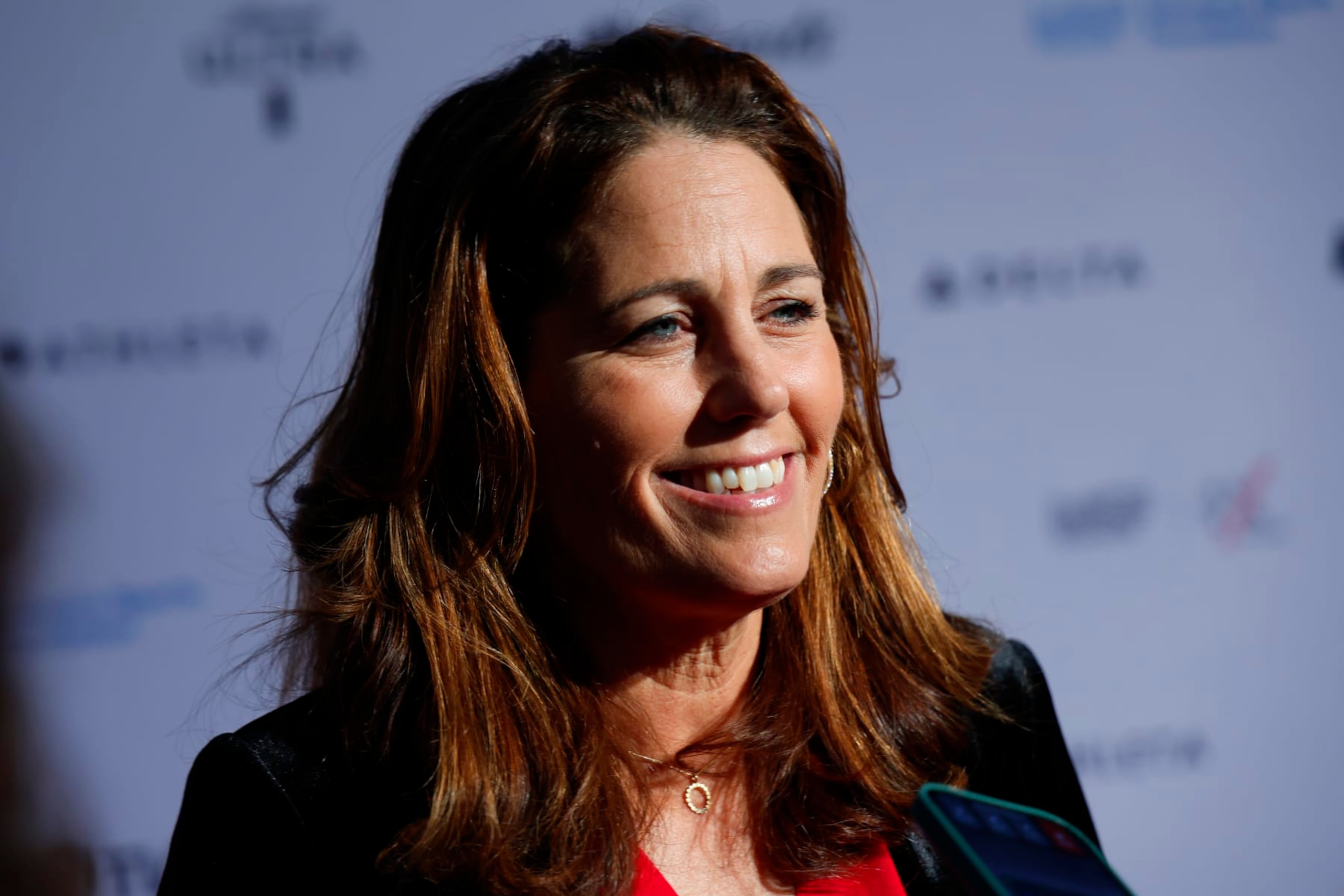 NEW YORK, NEW YORK - OCTOBER 12: Julie Foudy is seen during The Women's Sports Foundation's 2022 Annual Salute To Women In Sports Gala at Pier Sixty at Chelsea Piers on October 12, 2022 in New York City. (Photo by John Lamparski/Getty Images for WSF)