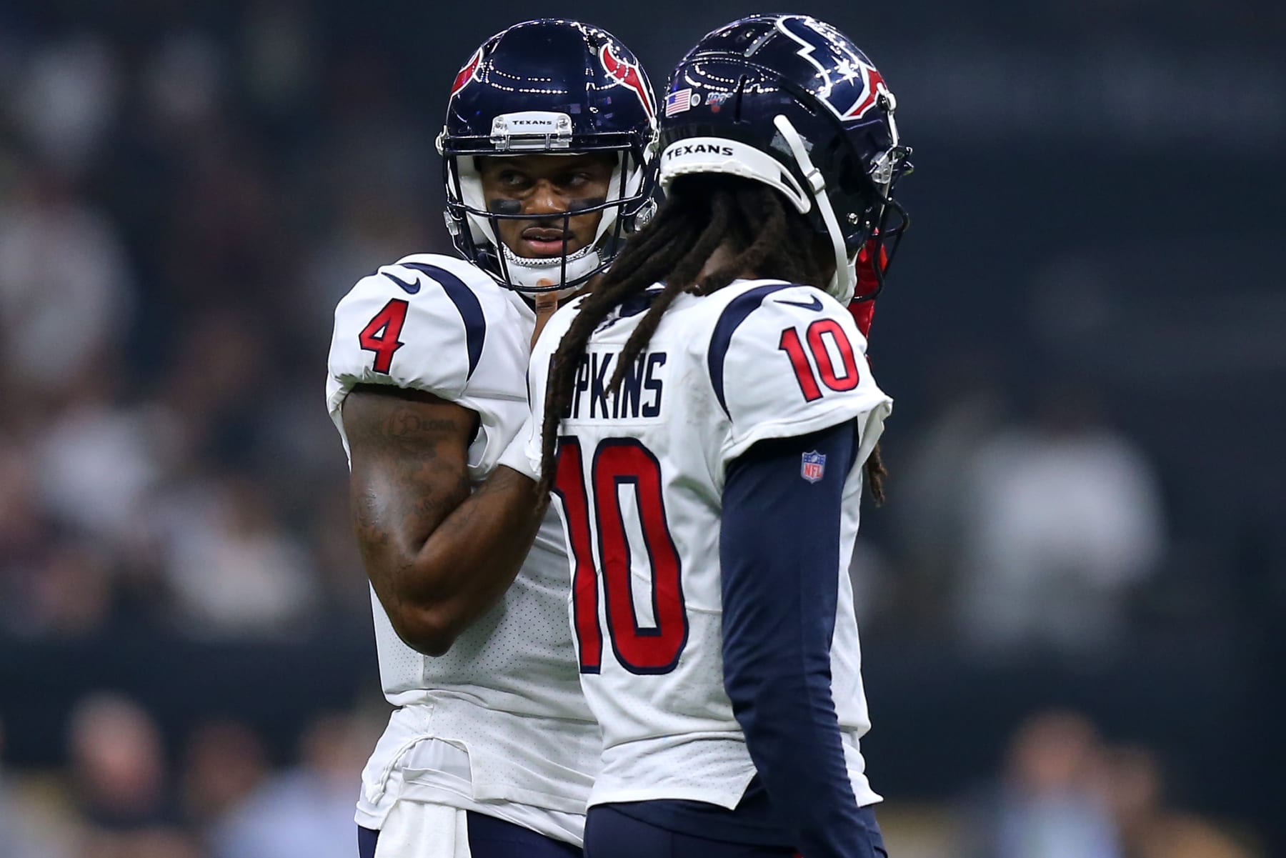 Deshaun Watson and DeAndre Hopkins