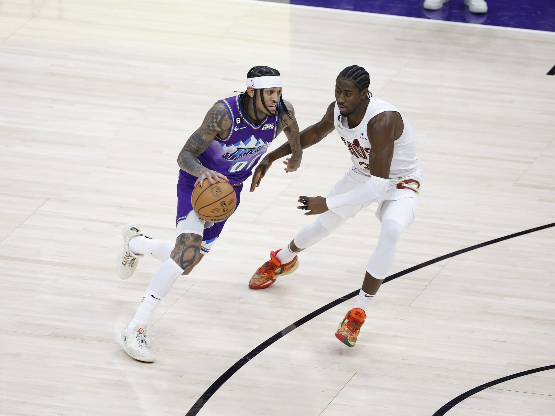 Jordan Clarkson and Caris LeVert