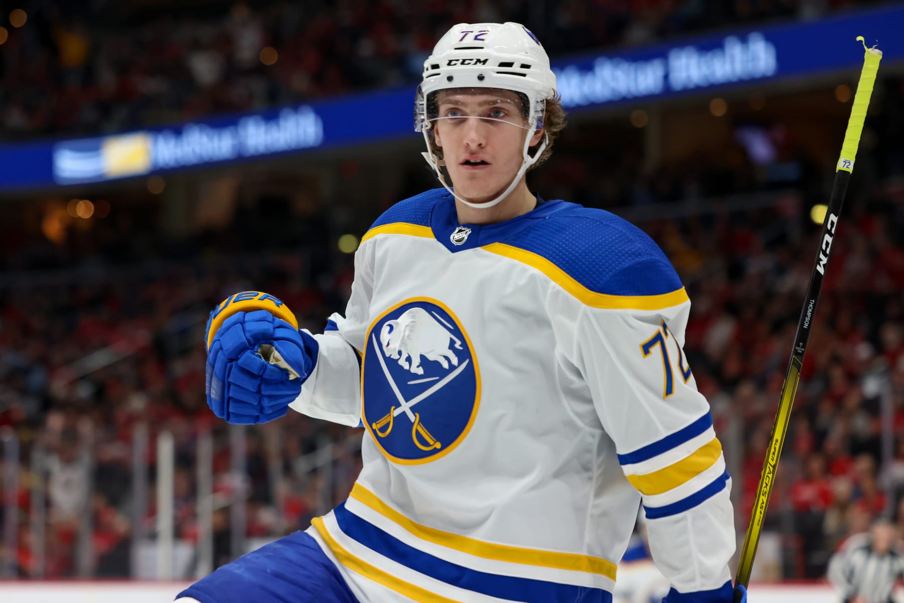 Tage Thompson was real good last season and now he's even better.