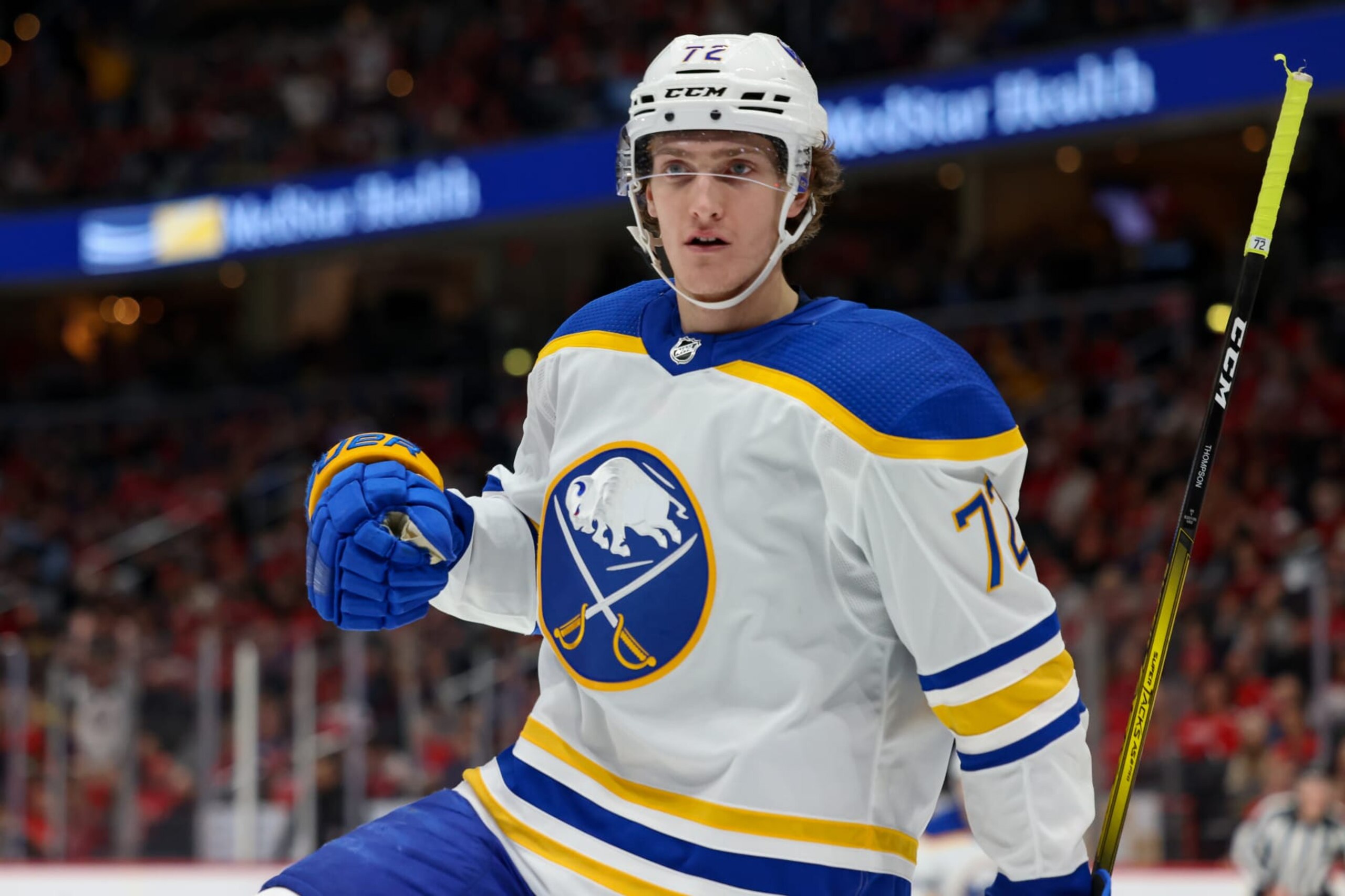 Tage Thompson was real good last season and now he's even better. Tage Thompson was real good last season and now he's even better.