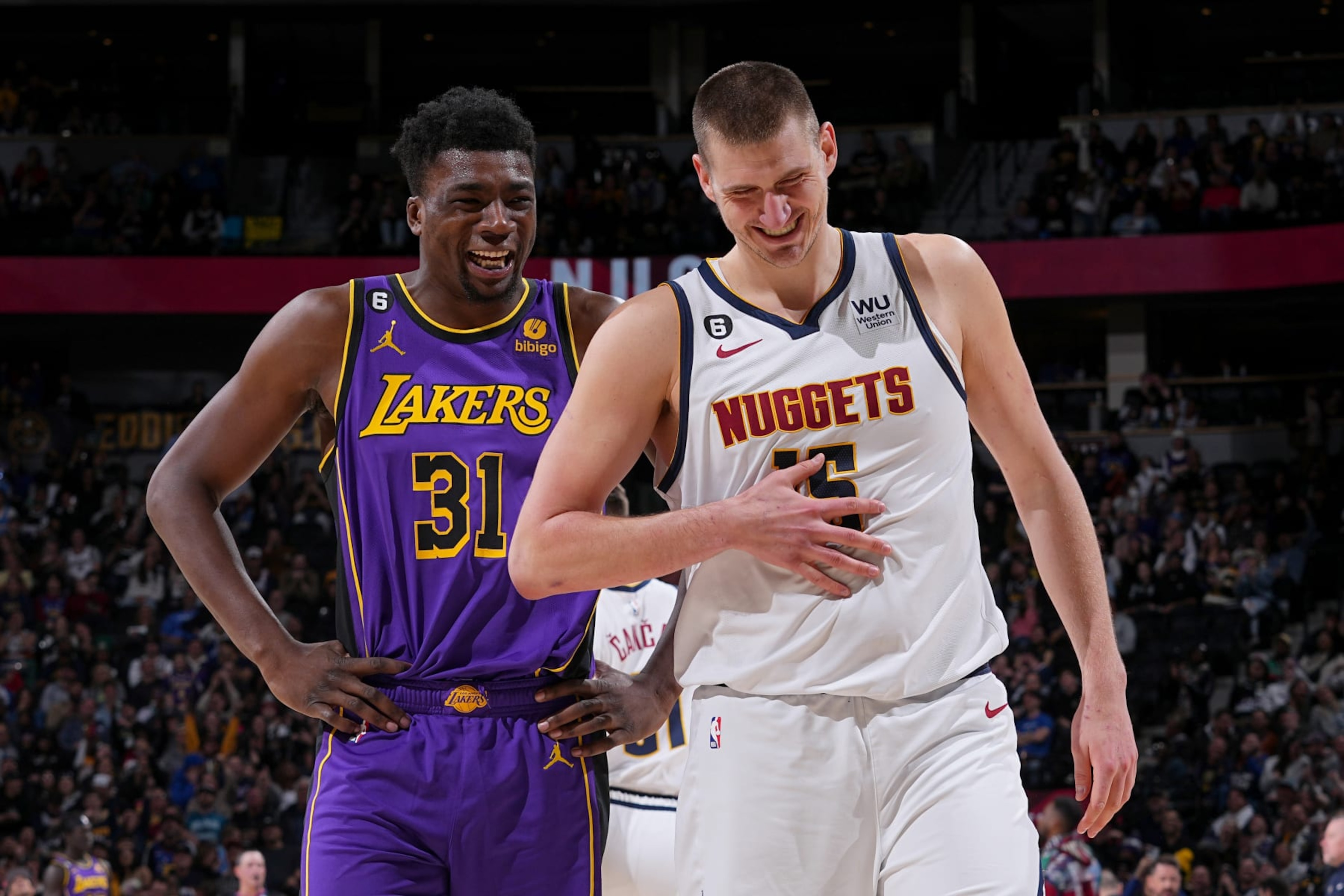 Thomas Bryant and Nikola JokiÄ Thomas Bryant and Nikola JokiÄ